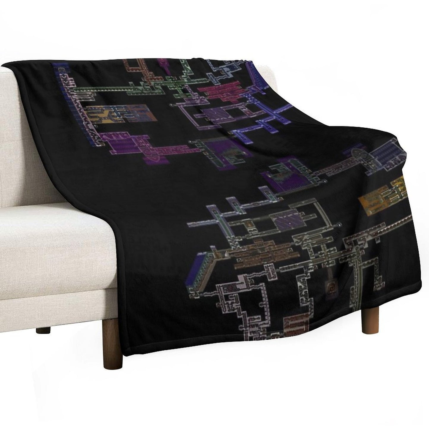 Castlevania Symphony Of The Night Anti-pilling Throw Blanket
