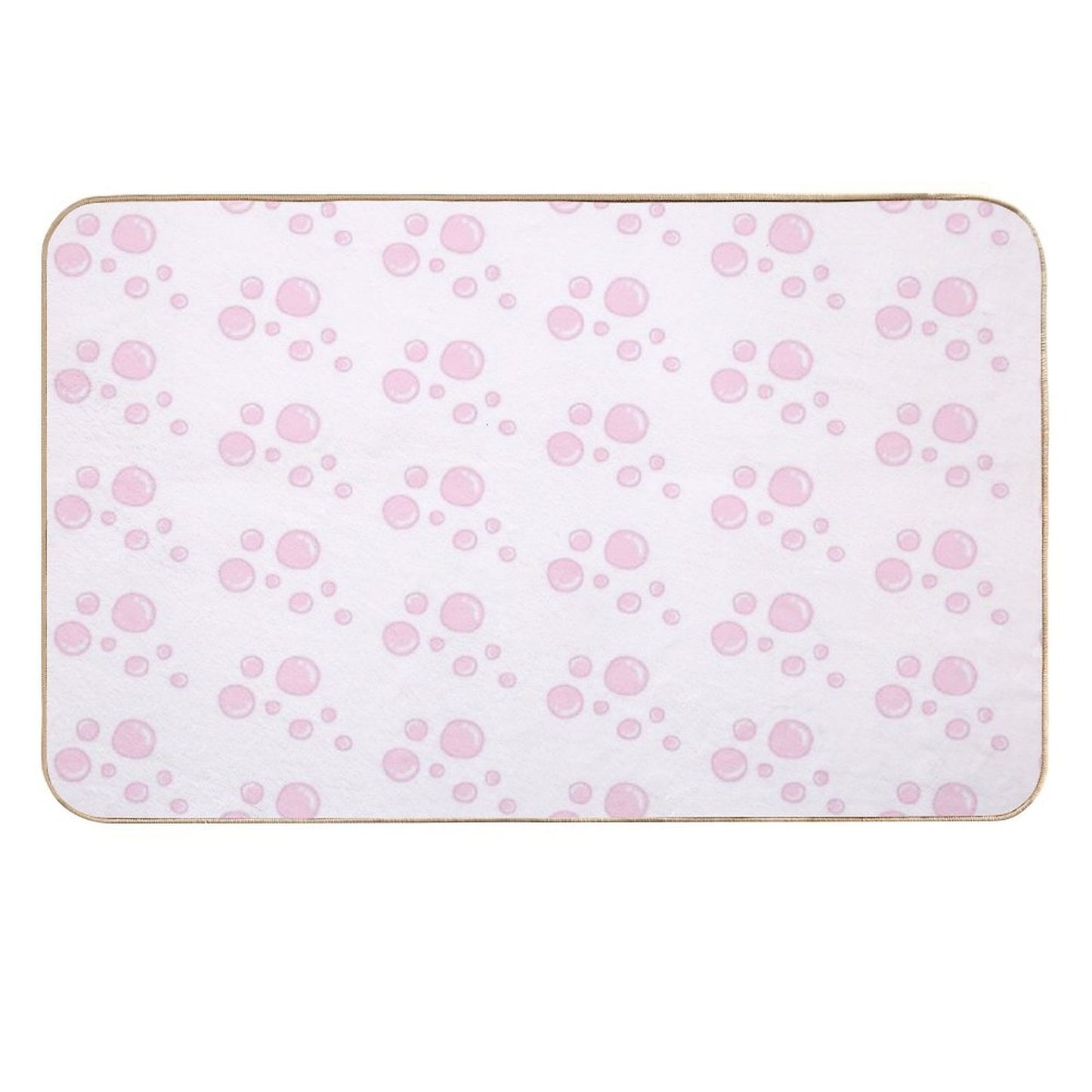Pink Bubbles Collection Toxin-Free Bath Mat