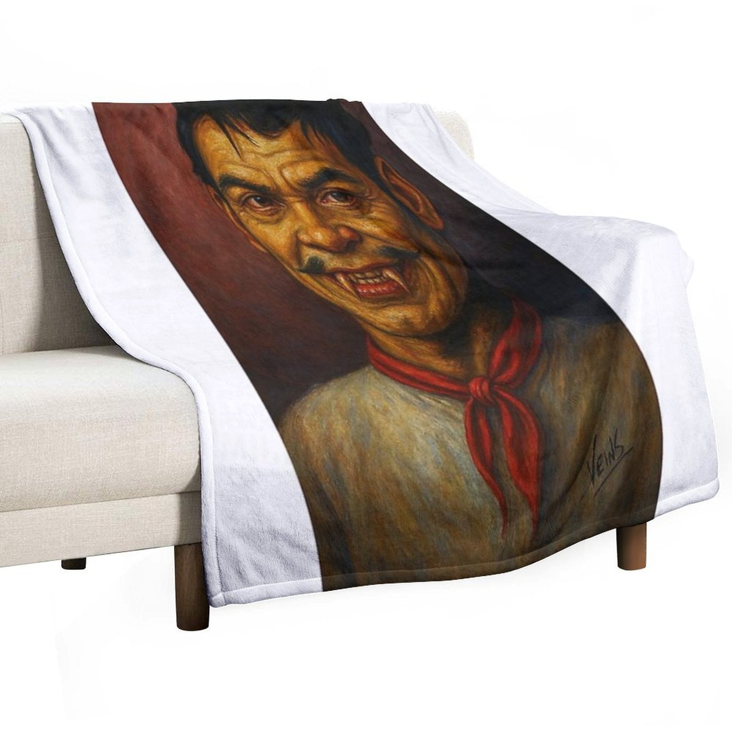Cantinflas Vampiro Wrinkle-free Throw Blanket