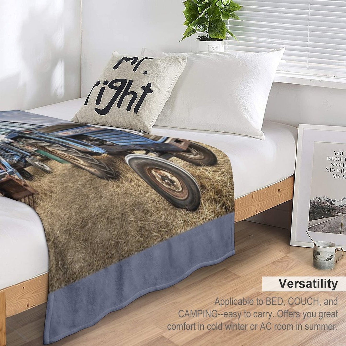 Leyland Tractors Quick-dry Throw Blanket