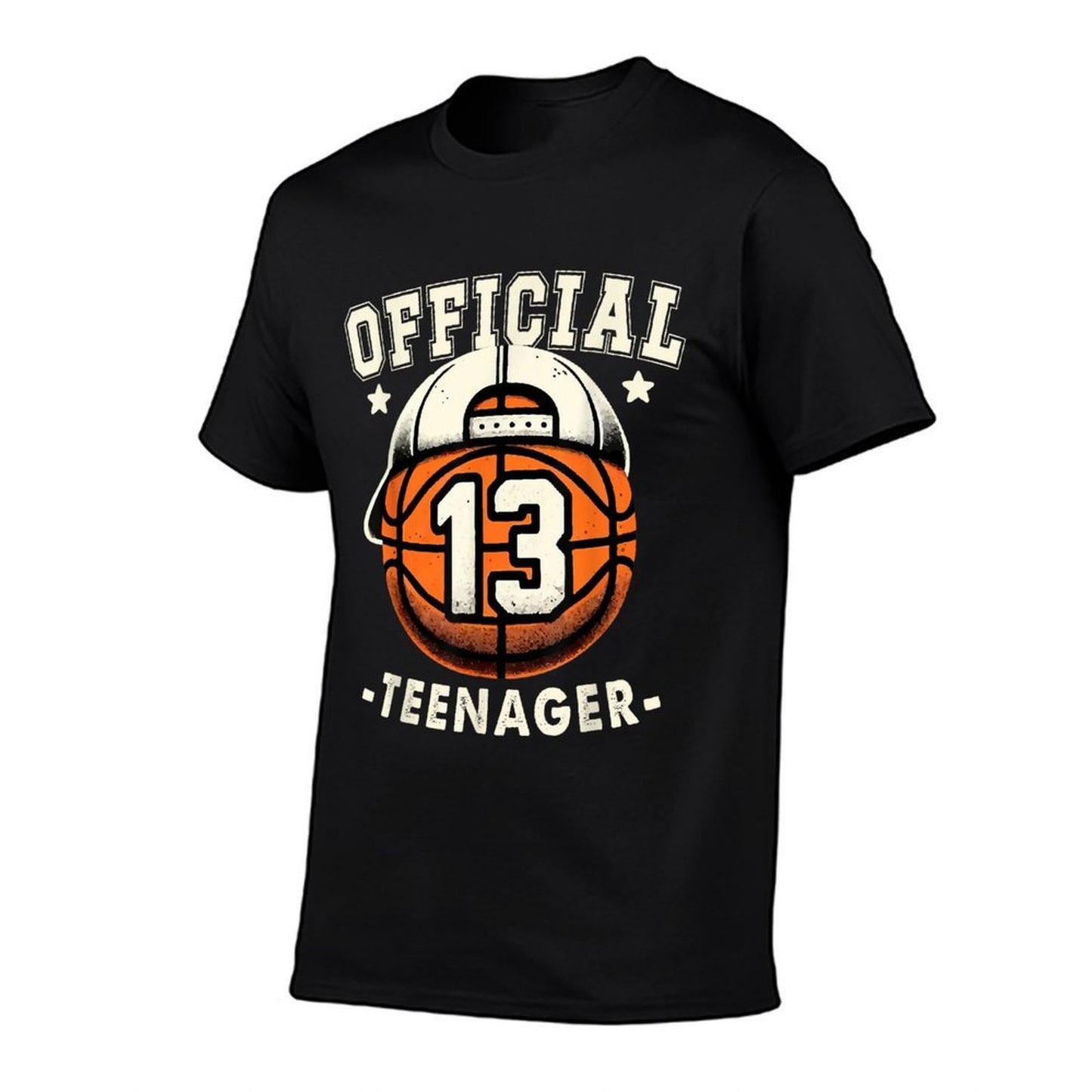 Officialnager 13th Birthday 13 Year Boy Basketball Bday Cotton T-Shirt