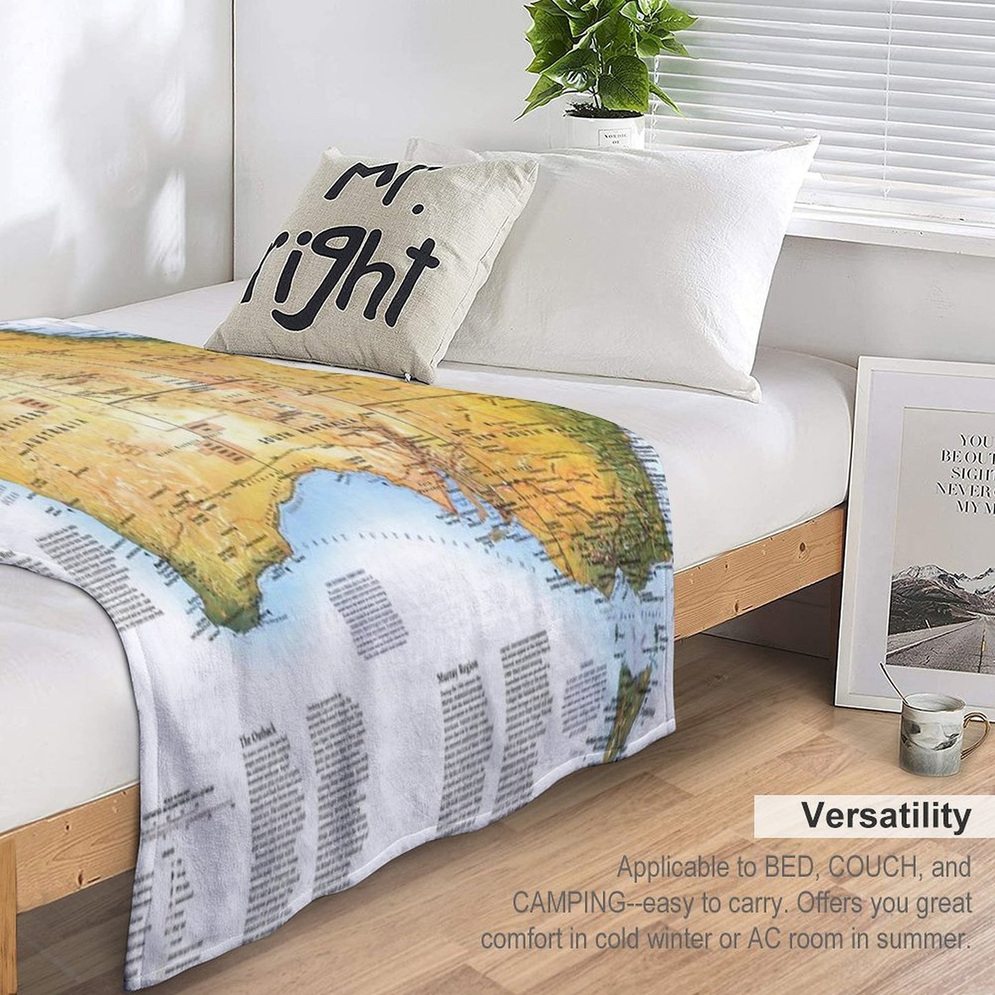 Australia Map Map Of Australia Australia Travel Map Versatility Throw Blanket
