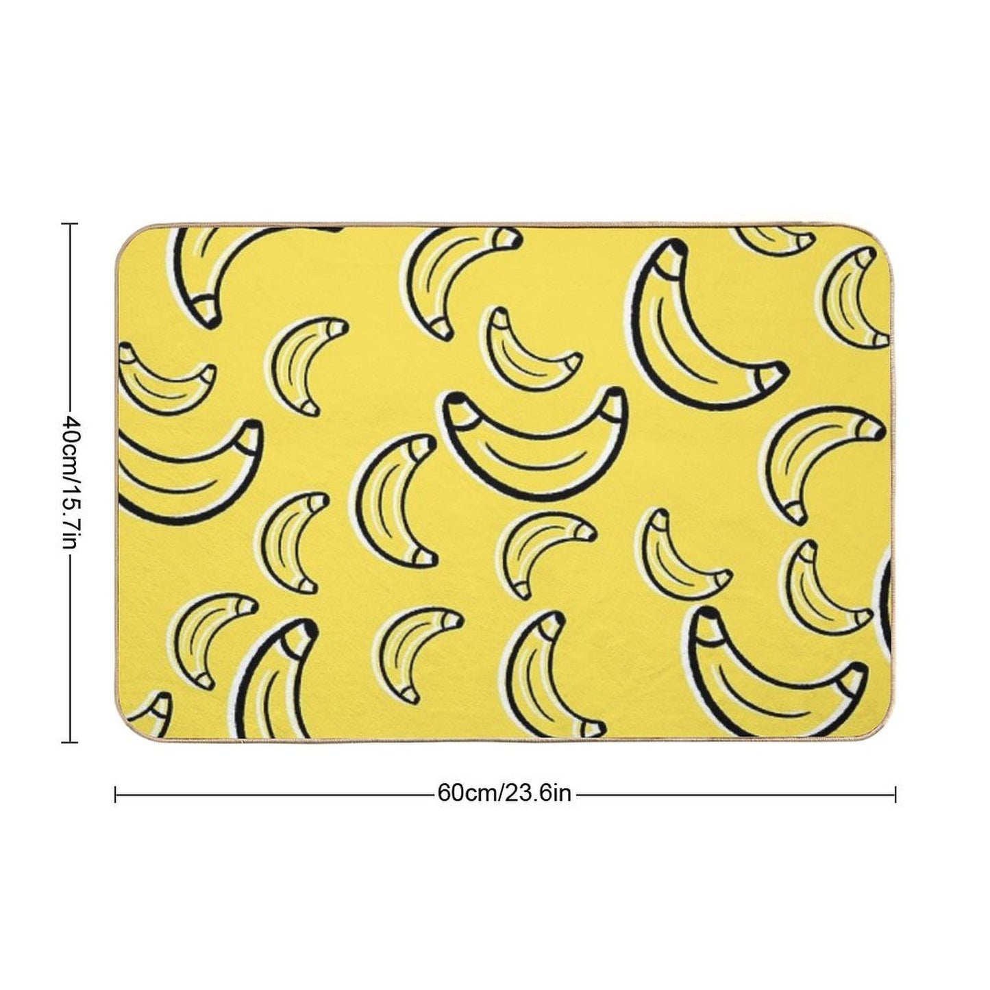 So Many Bananas  Slip-Resistant Bath Mat