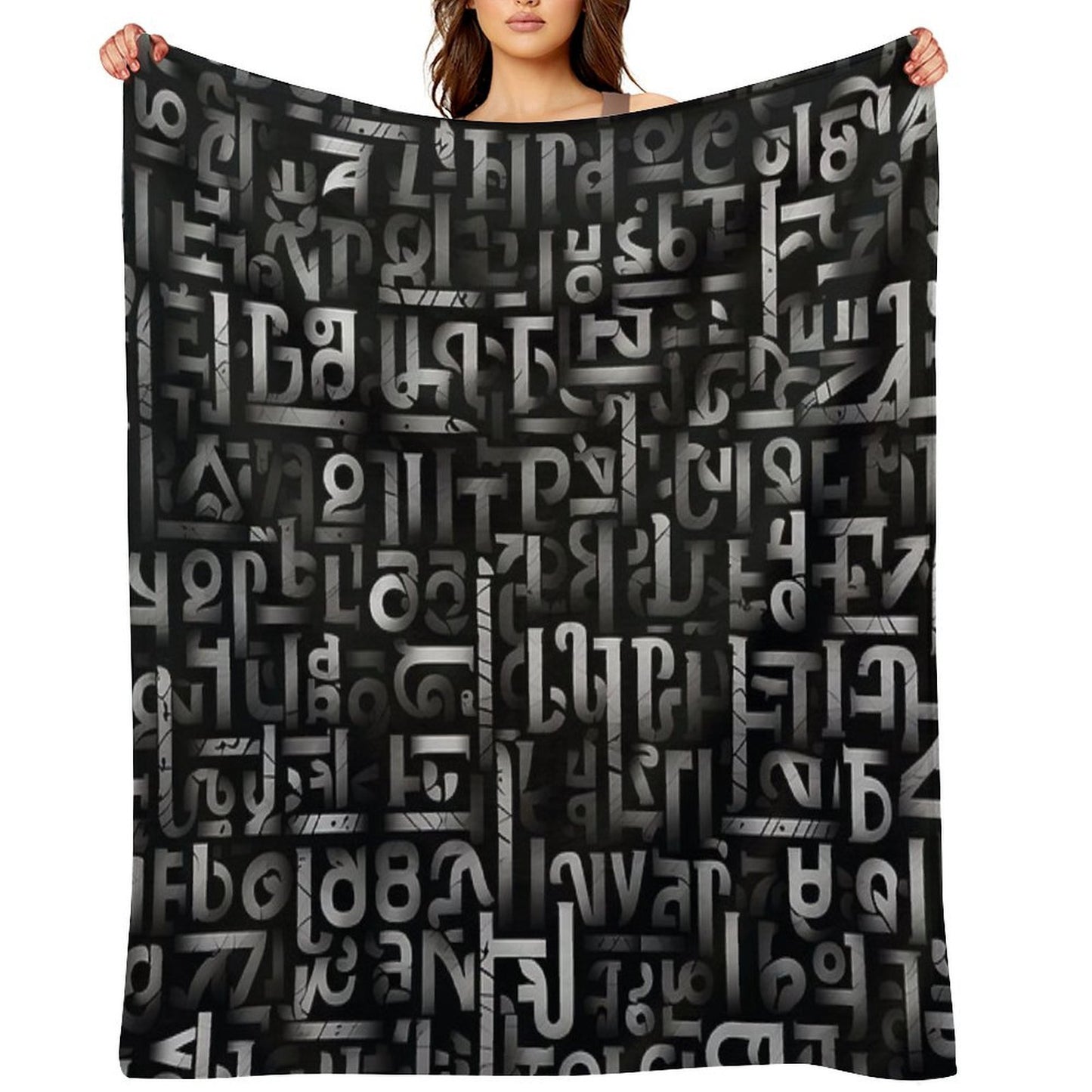 Beautiful Digital Art Pattern Gift-ready Throw Blanket