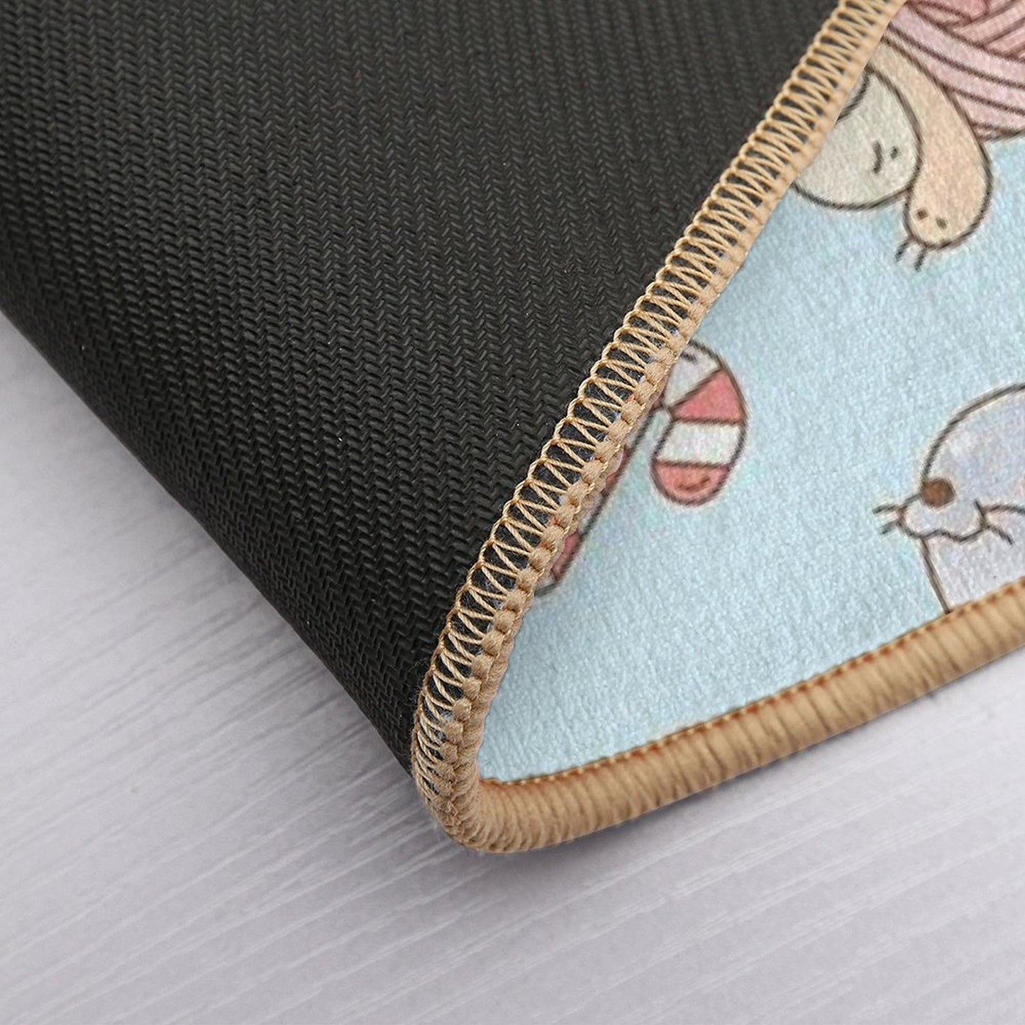 Bubu The Guinea Pig, South Pole Holiday Durable Bath Mat