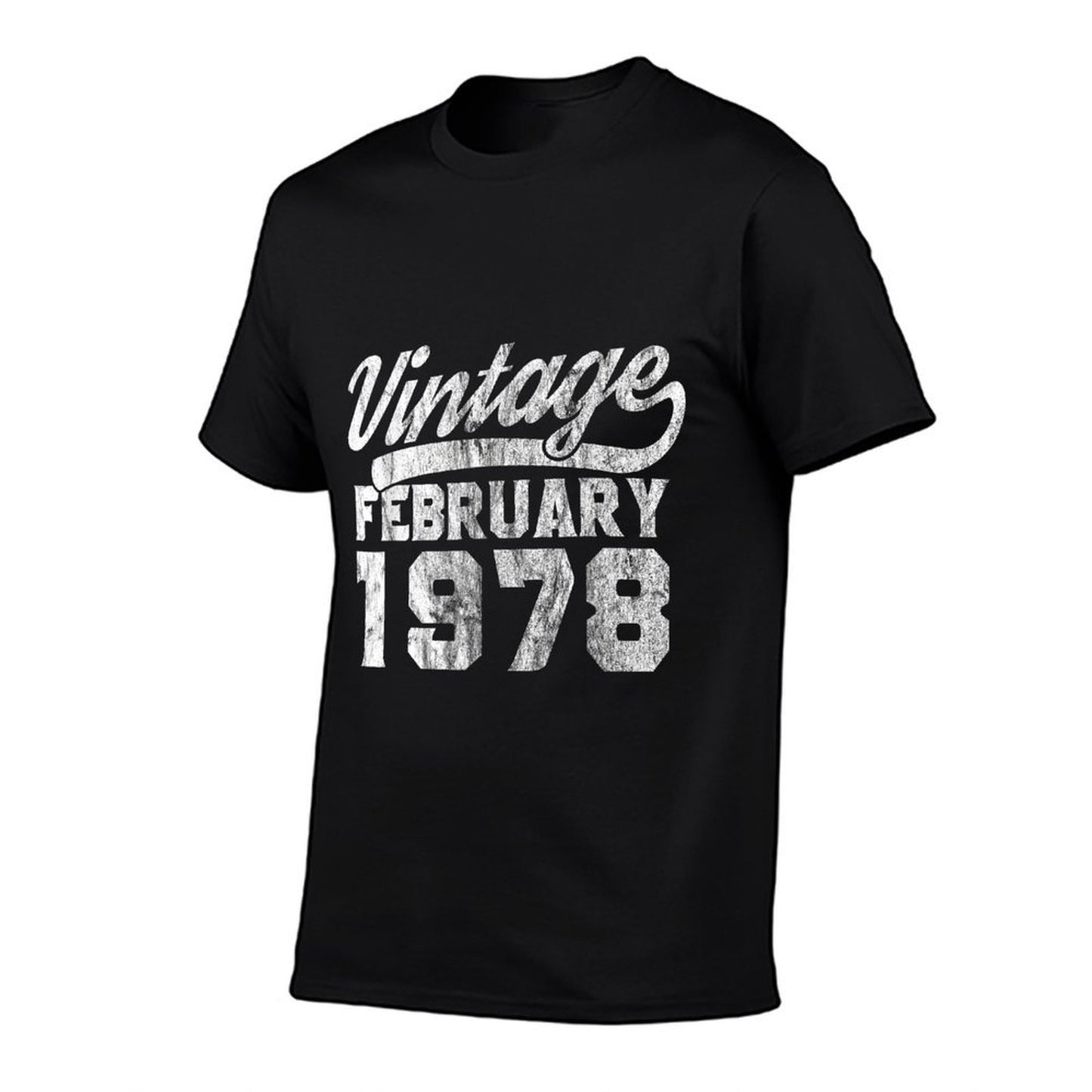 40th Birthday February 1978 Summer-ready Fabric T-Shirt