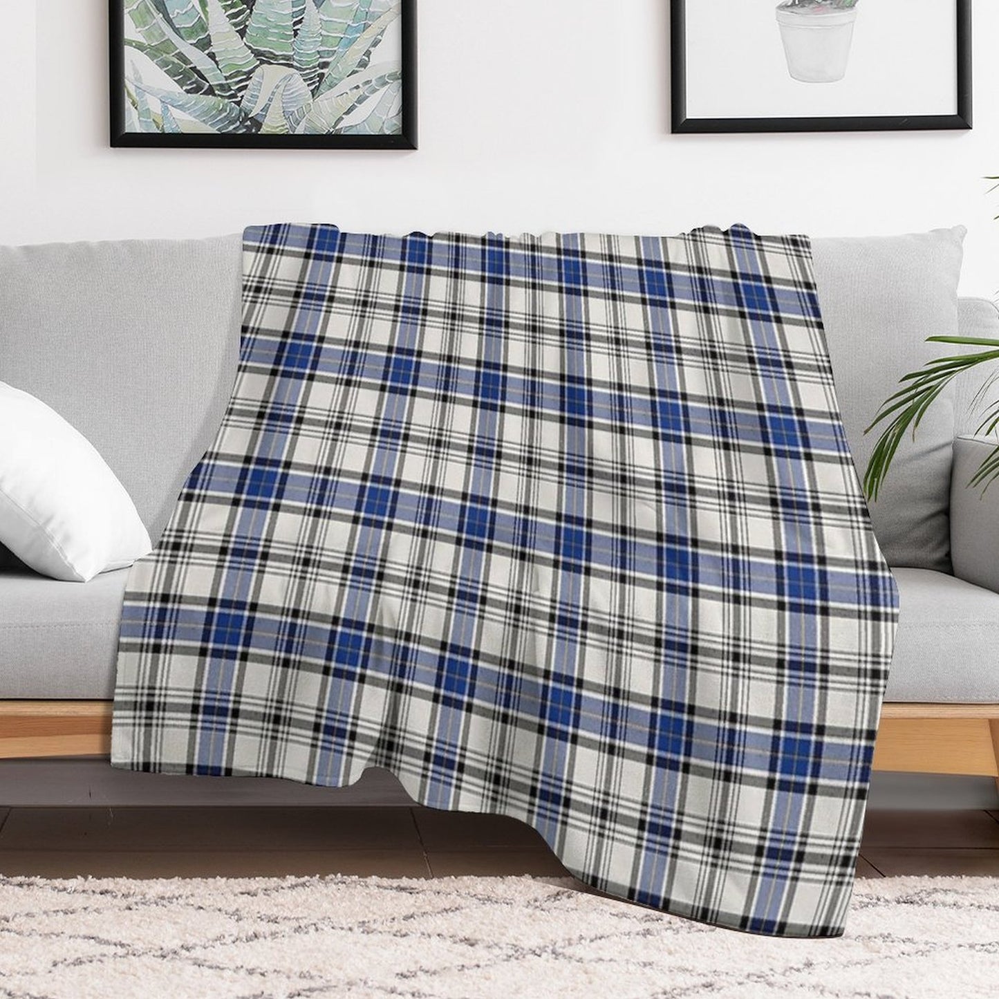 Clan Hannay Tartan Scotland Scottish Easy Care Throw Blanket