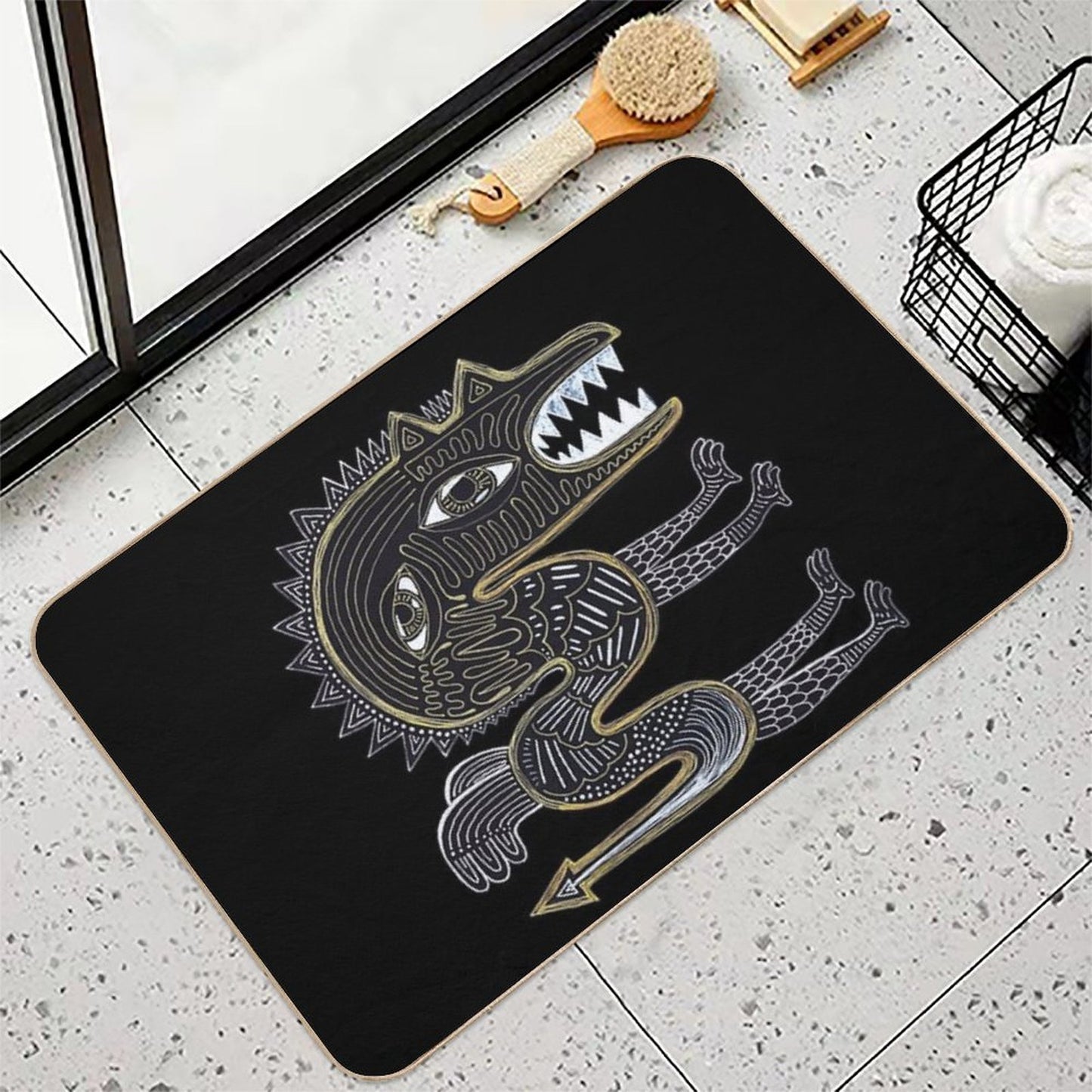 Decorative Surreal Dragon Versatile Bath Mat