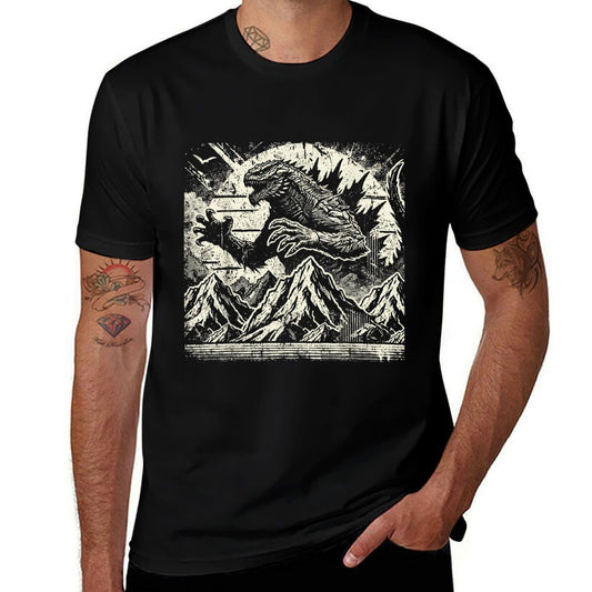 Retro Vintage Japanese Art Vintage Legendary Rare Kaiju  Easy-care T-Shirt