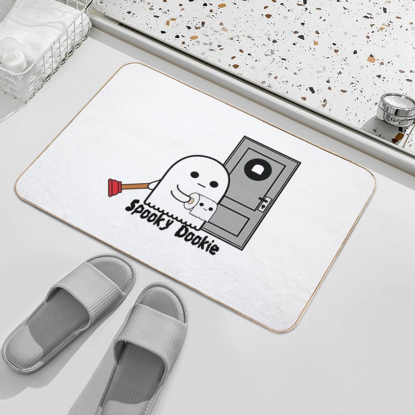 Spooky Dookie Stain-Proof Bath Mat
