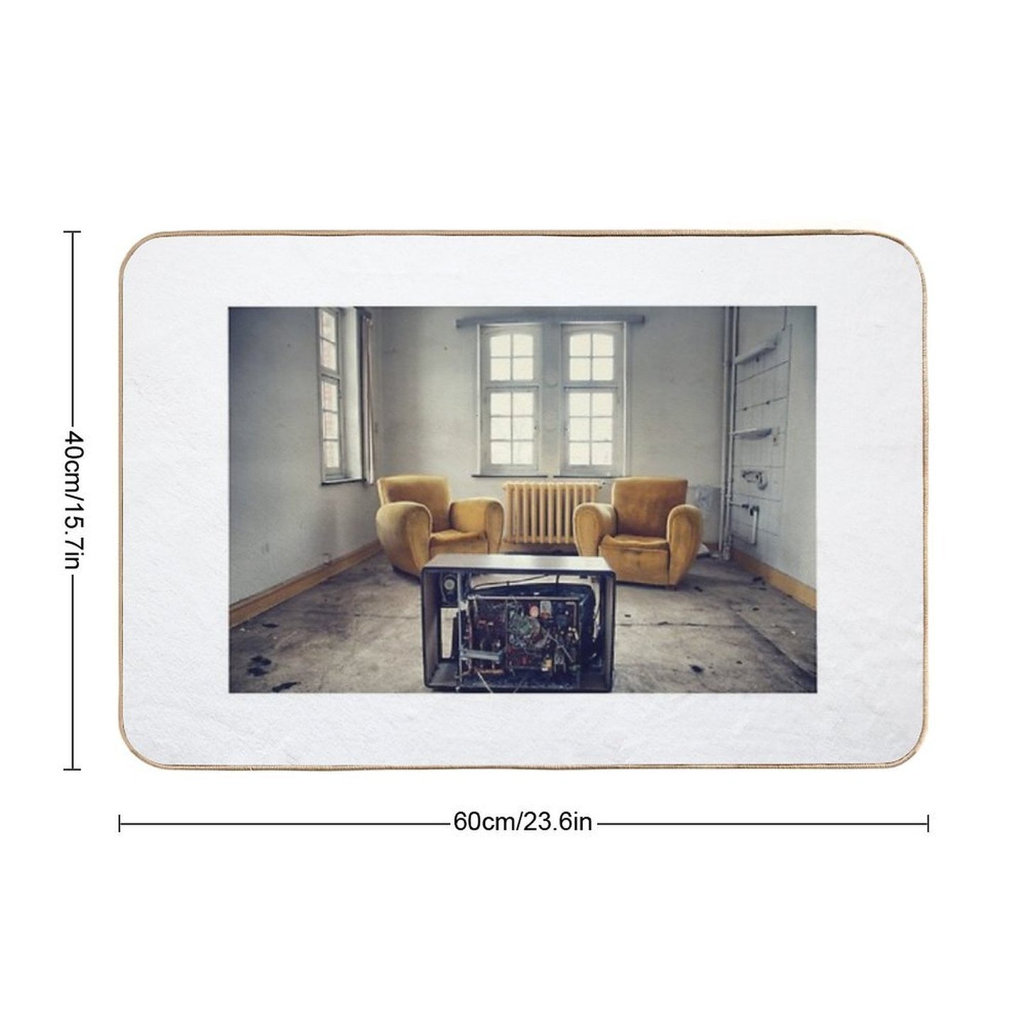 TV Room Stain-Proof Bath Mat