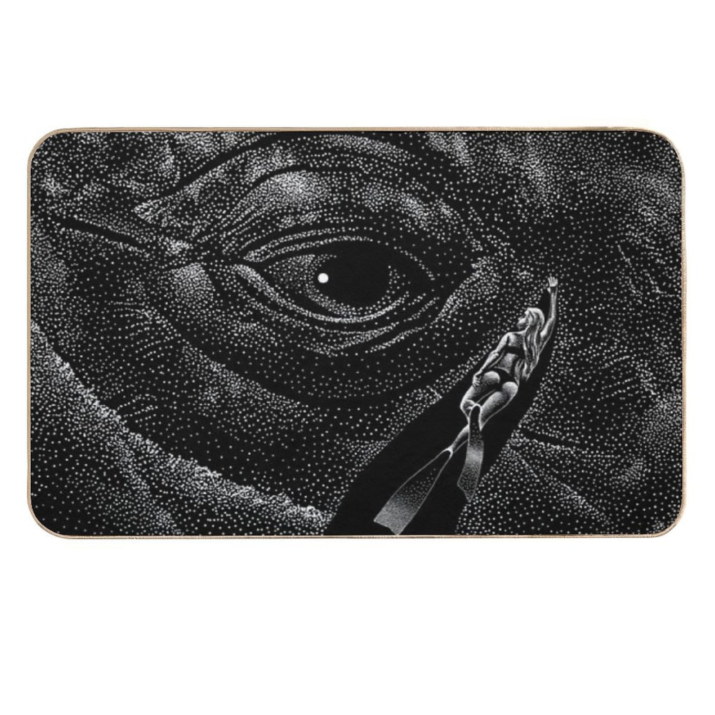 In The Whale's Eye Multi-Purpose Bath Mat