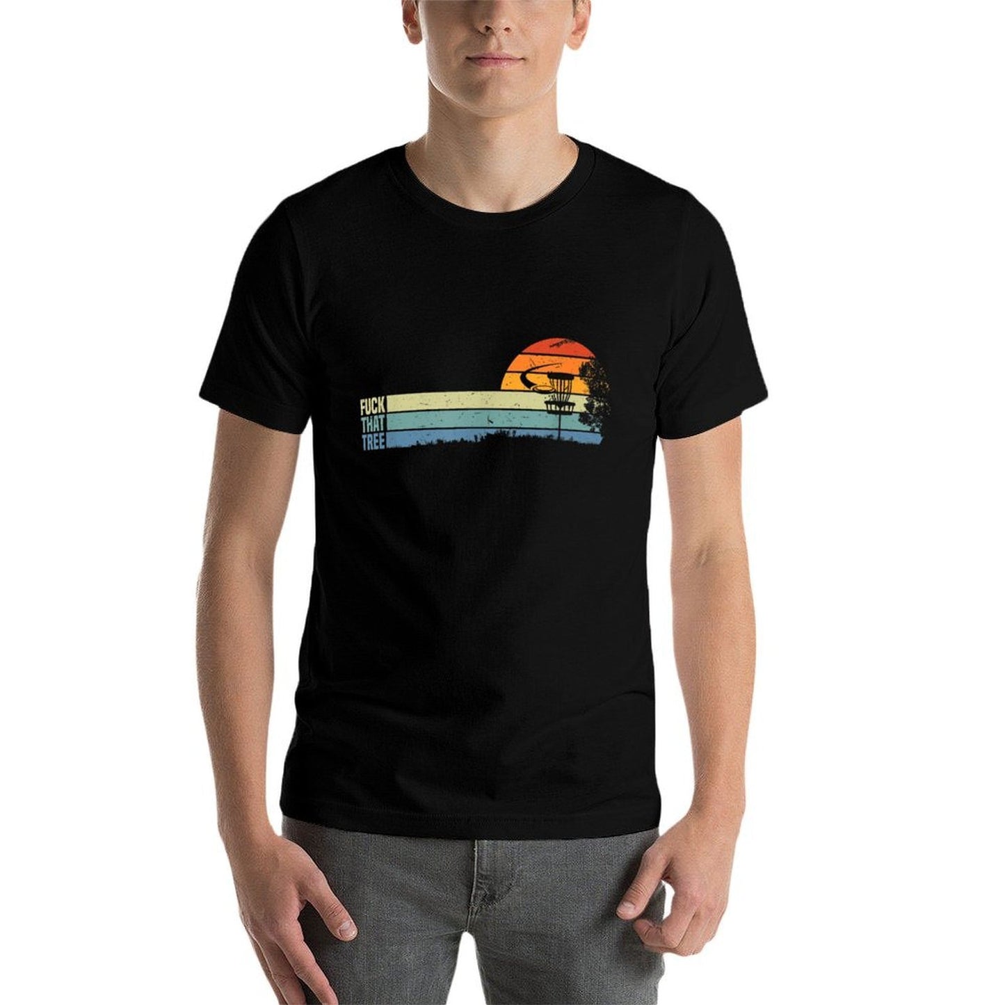 Funny Disc Golf Gift Sport Fuck That Tree For Hobby Players Quick-drying T-Shirt