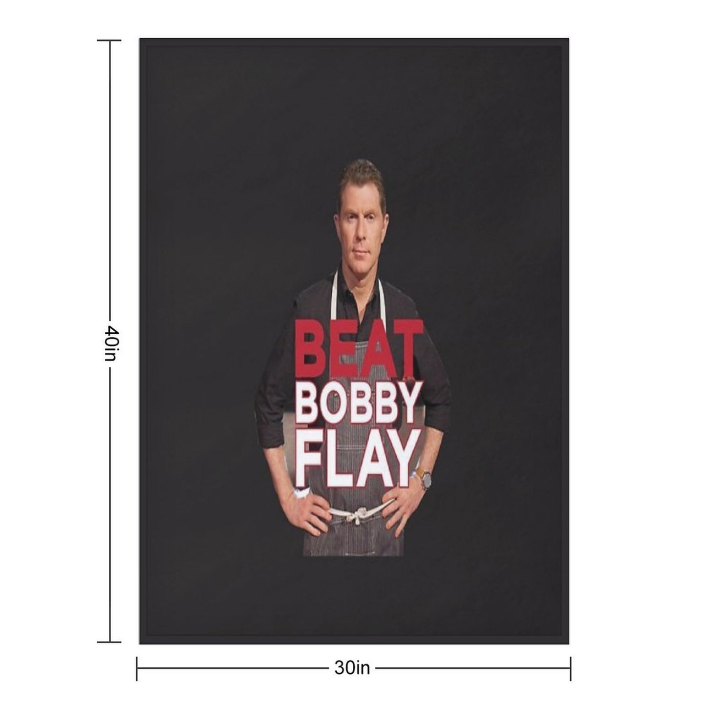 Beat Bobby Flay Anti-pilling Throw Blanket