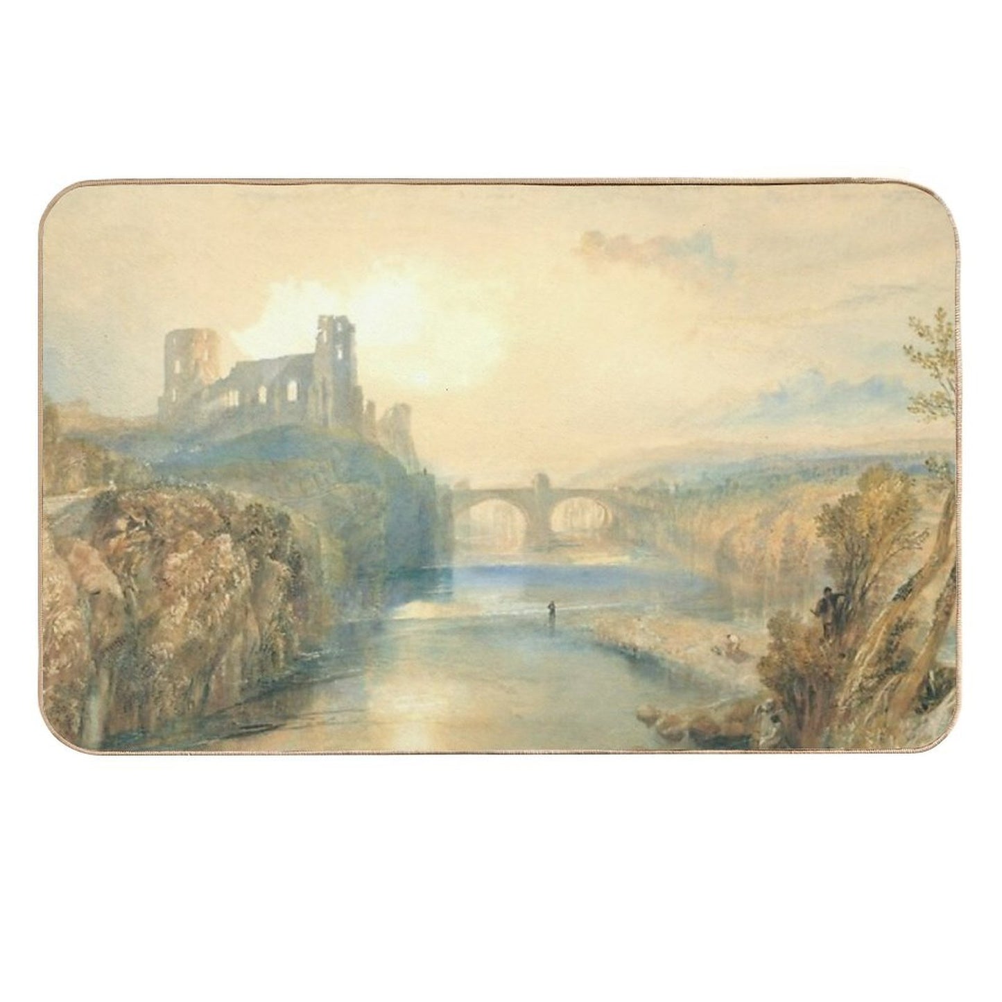 Joseph Mallord William Turner Barnard Castle Odorless Bath Mat