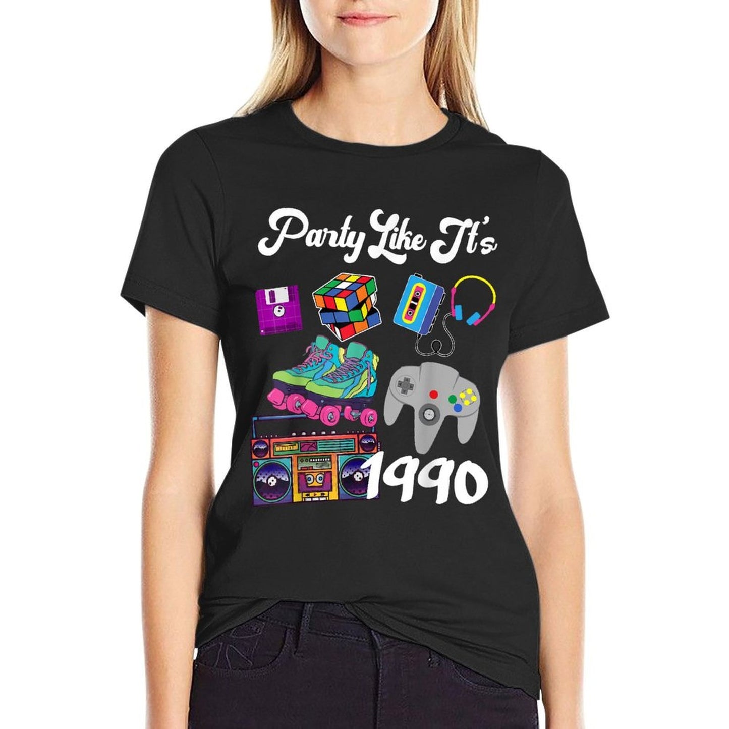 Retro Party Like It's 1990 30th Birthdays Relaxed-fit T-Shirt