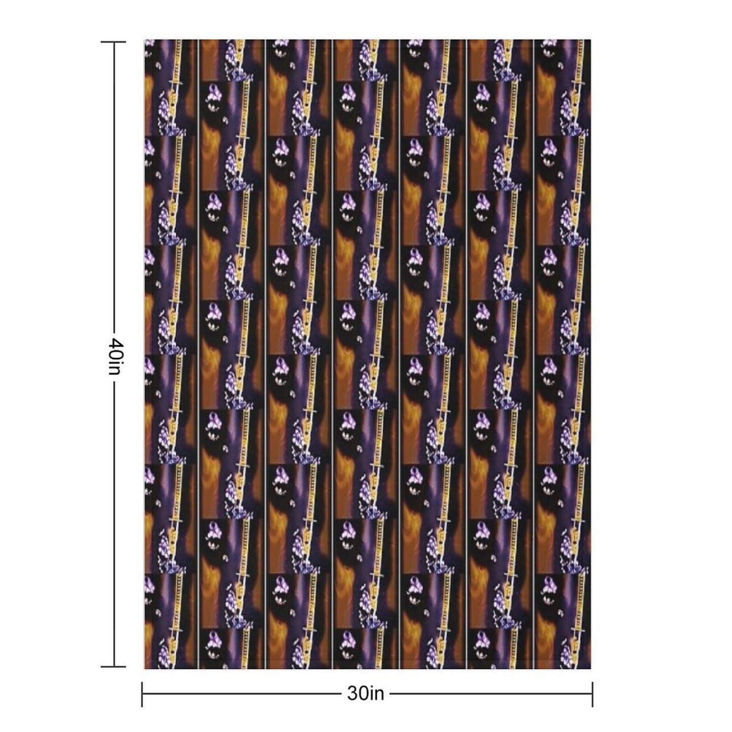 Album Poster Art for Bronmix's Music Album Gilded Age III Samurai Mind Anti-pilling Throw Blanket