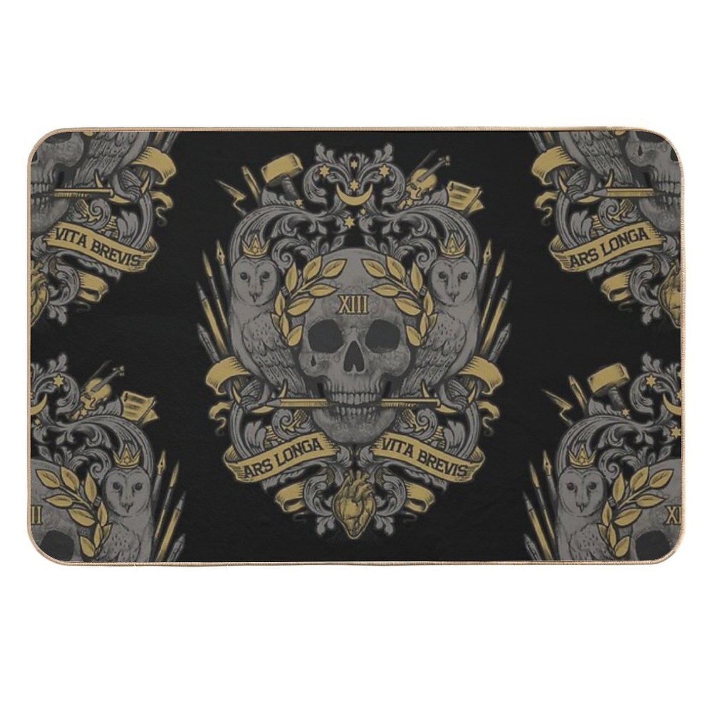 ARS LONGA, VITA BREVIS High-Traffic Bath Mat