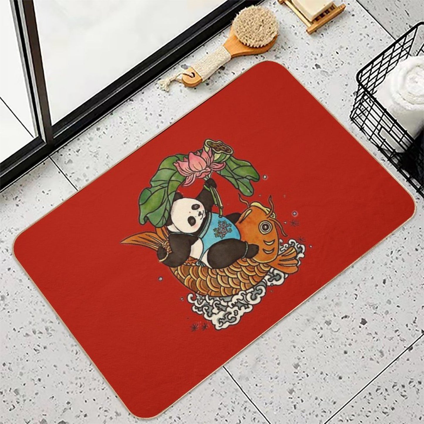 Abundance Year after Year Dirt-Trapping Bath Mat