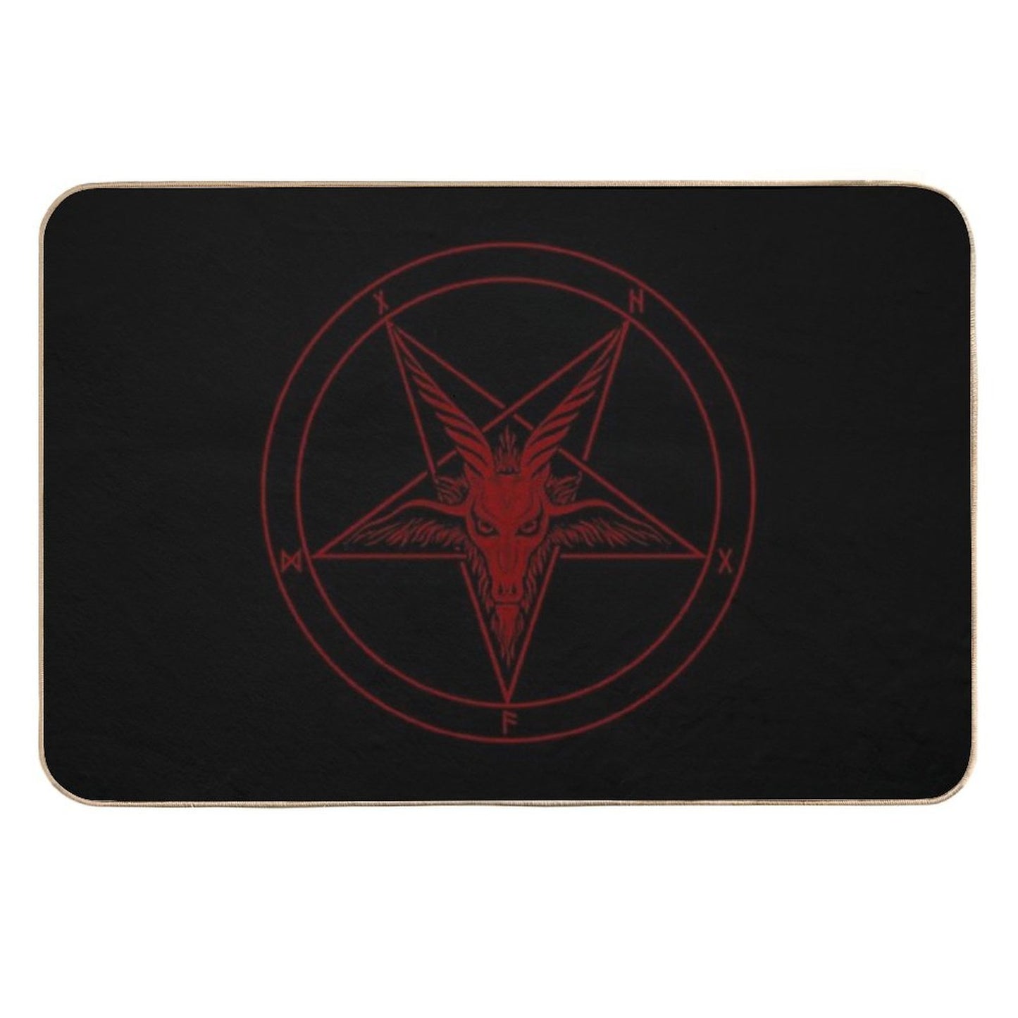 Baphomet Goat Long-Lasting Bath Mat
