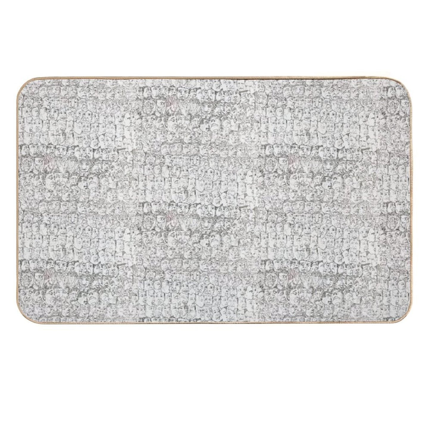 Face,Face,Face B Long-Lasting Bath Mat