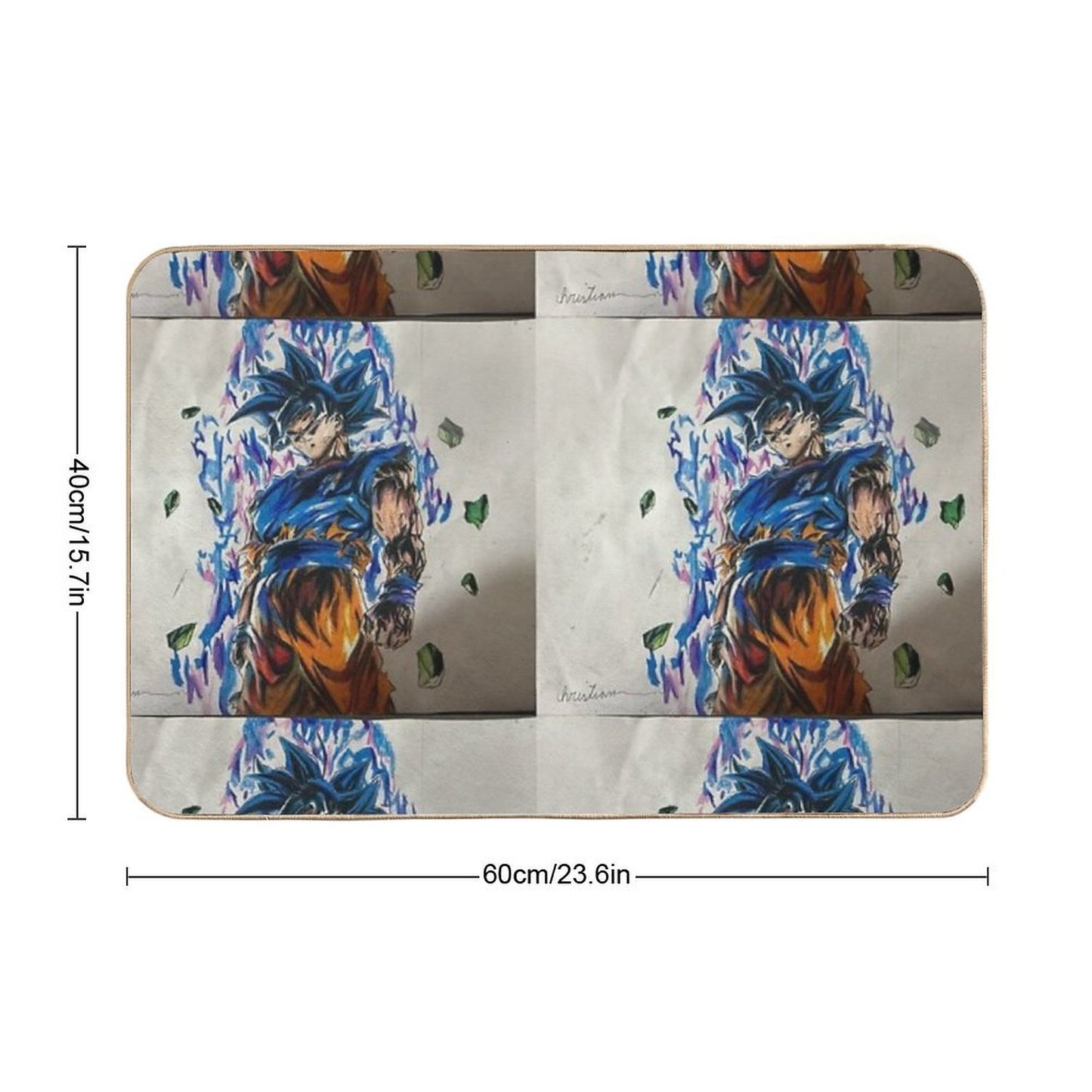 Goku Ultra Instinct Sign Versatile Bath Mat