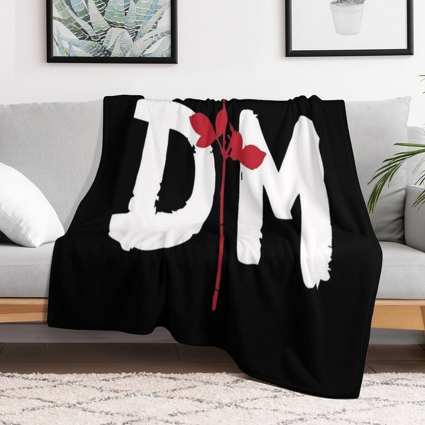 DEPECHE BAND Shrink-resistant Throw Blanket