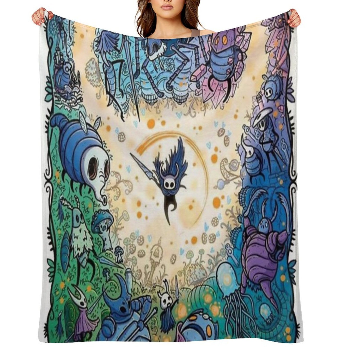 Hollow Knight Gift-ready Throw Blanket