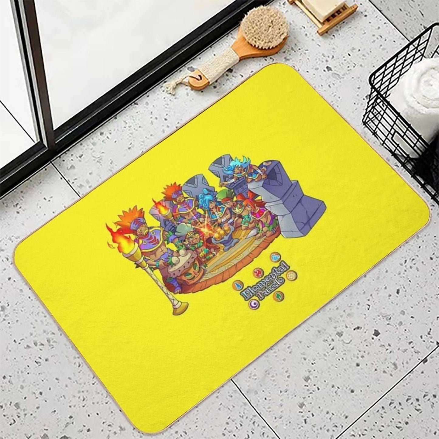 The Power of Shamanic Globes! Non-Slip Bath Mat