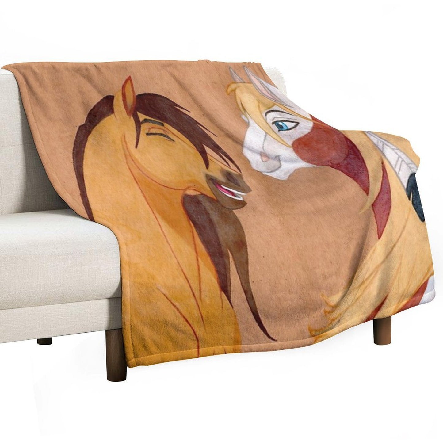 Spirit And Rain Wrinkle-free Throw Blanket
