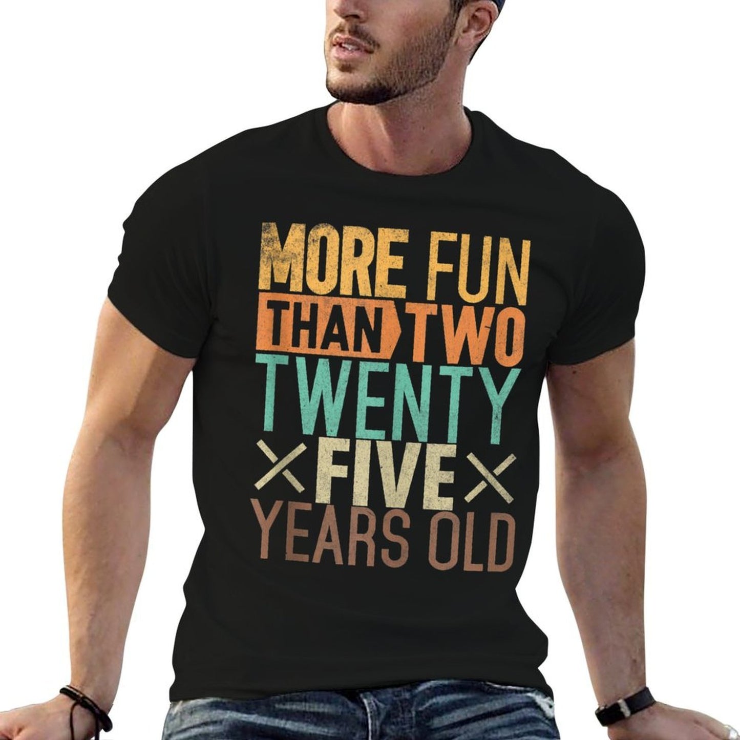 Funny 50th Birthday More Fun Than Two 25 Years Old Breathable T-Shirt