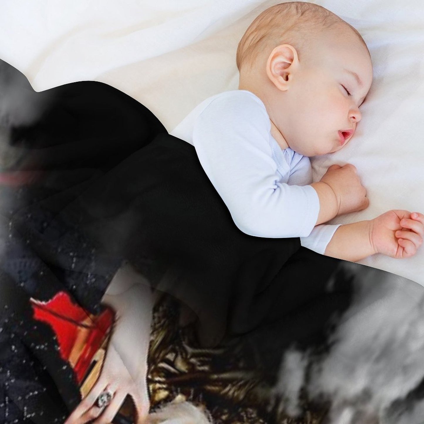 BounPrem Easy Care Throw Blanket