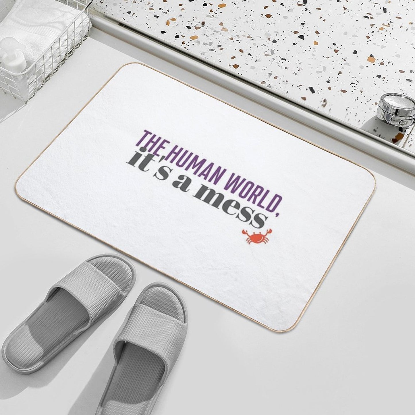 The Human World Easy Maintenance Bath Mat