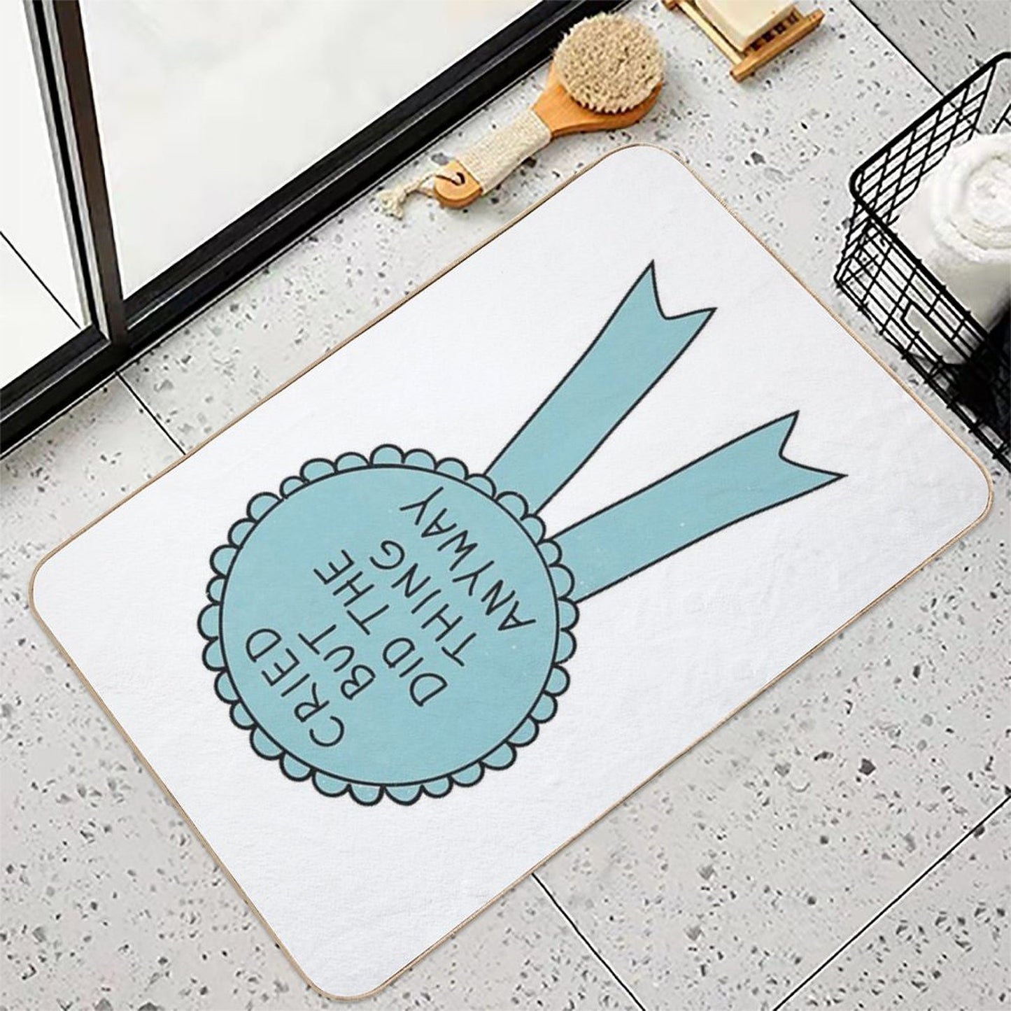 Did The Thing Anyway High-Traffic Bath Mat