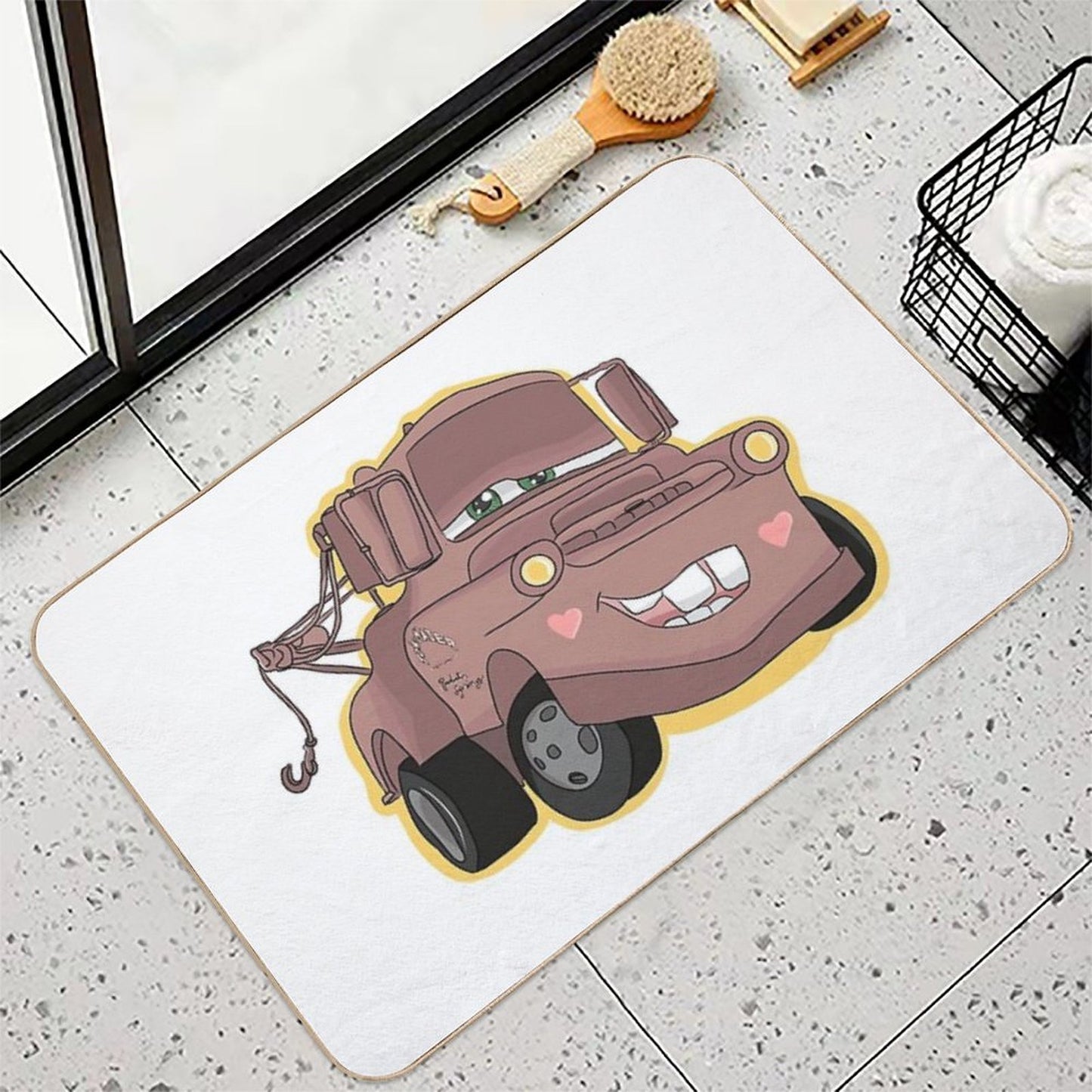 Tow Mater Kawaii Multi-Purpose Bath Mat