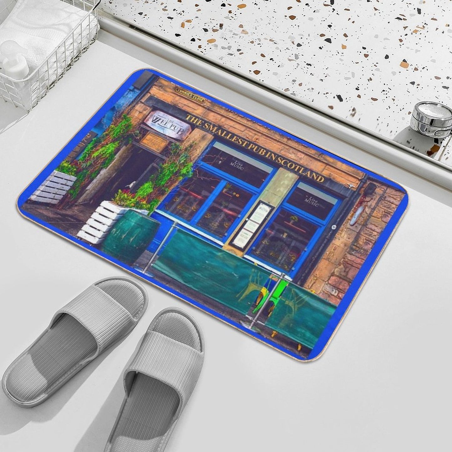The Wee Pub Edinburgh High-Traffic Bath Mat