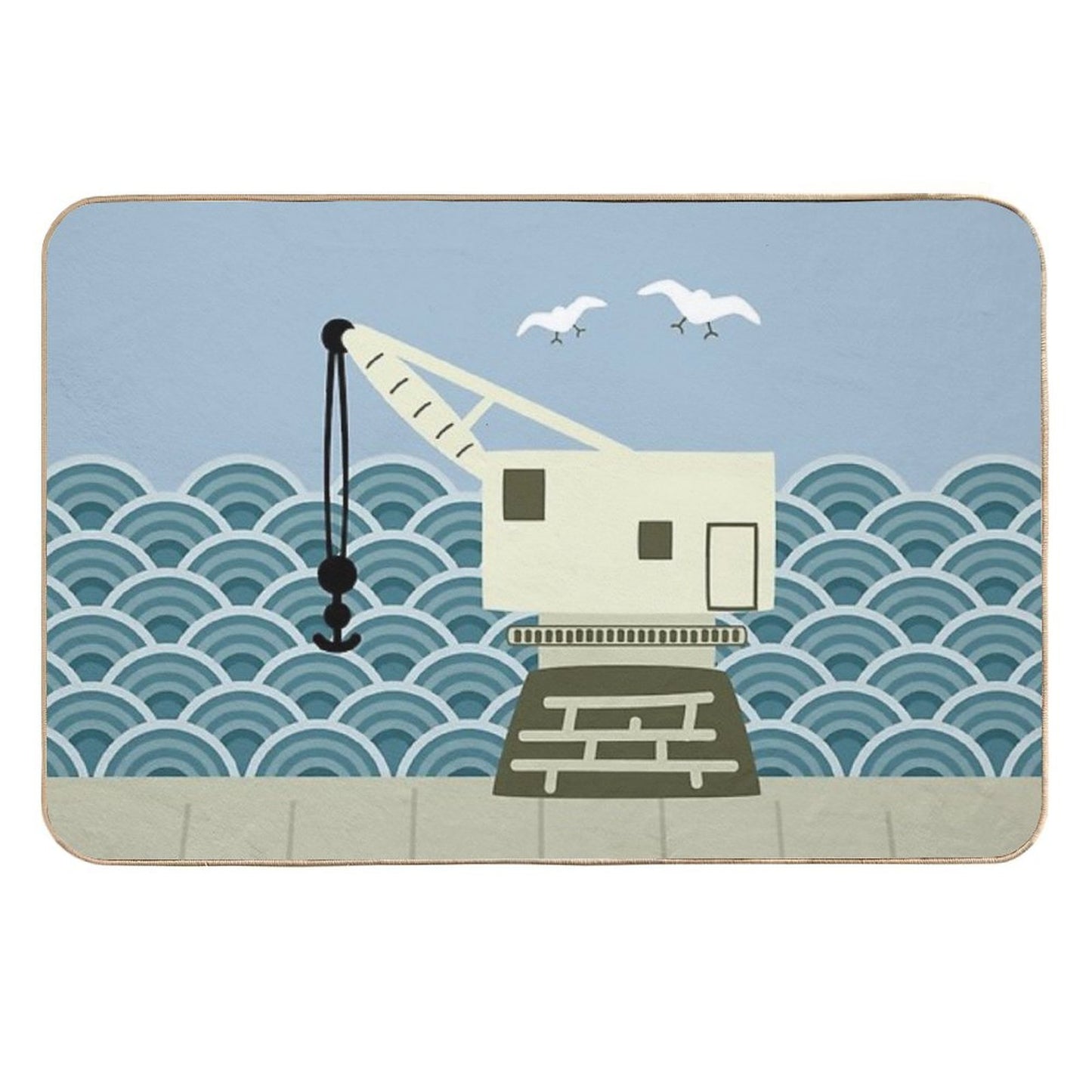 Crane Dirt-Trapping Bath Mat