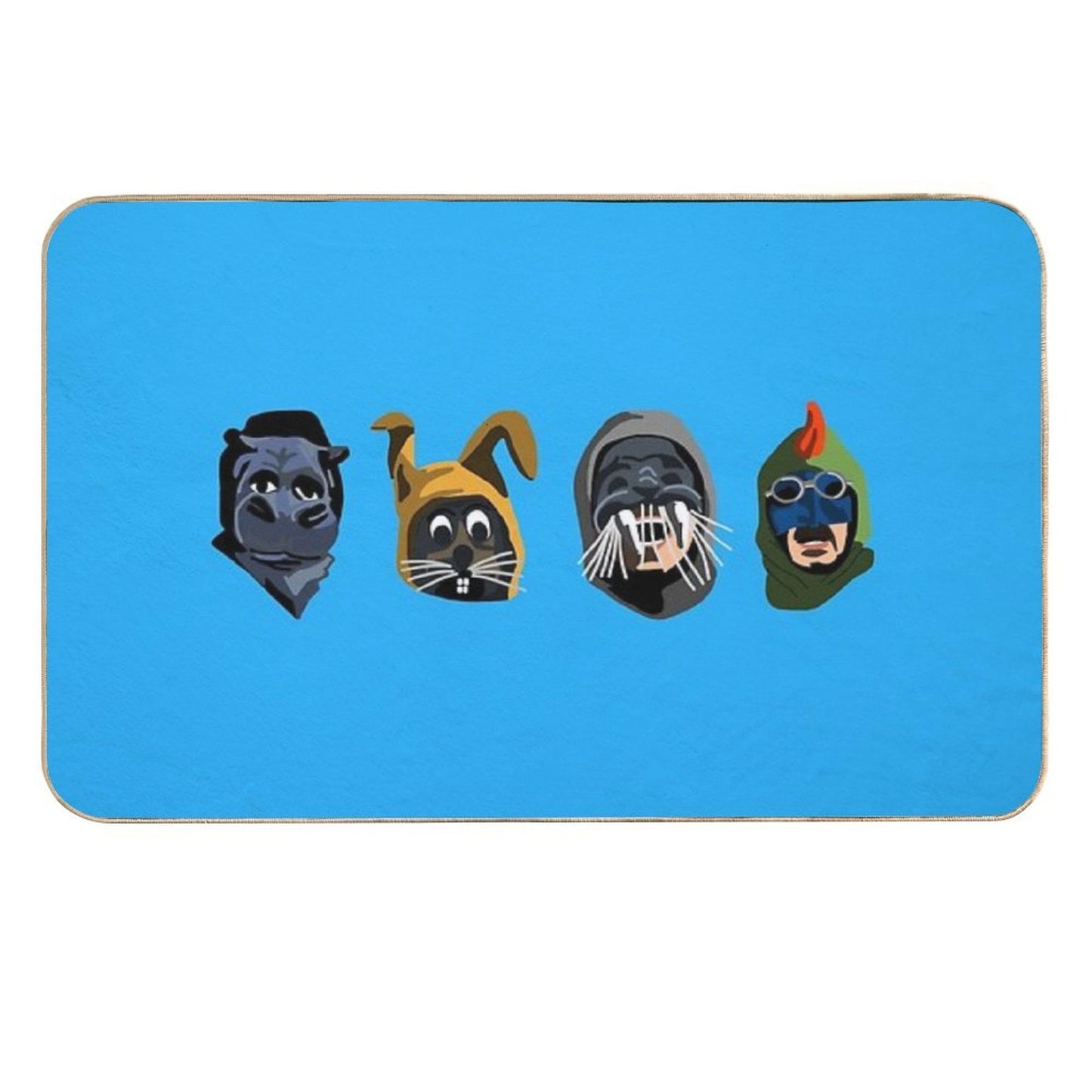 Magystery Heads Stain-Proof Bath Mat