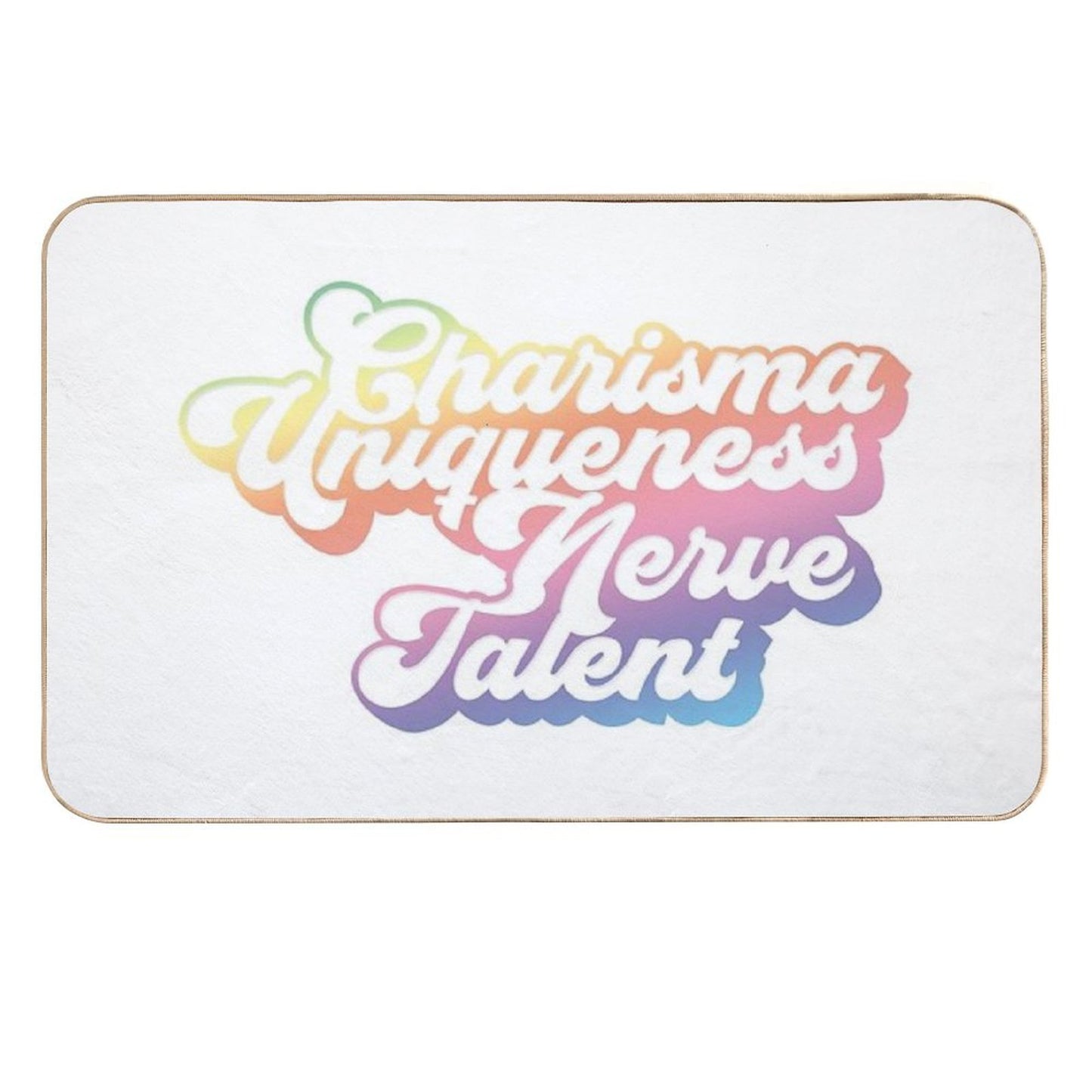 Charisma Uniqueness Nerve Talent Long-Lasting Bath Mat