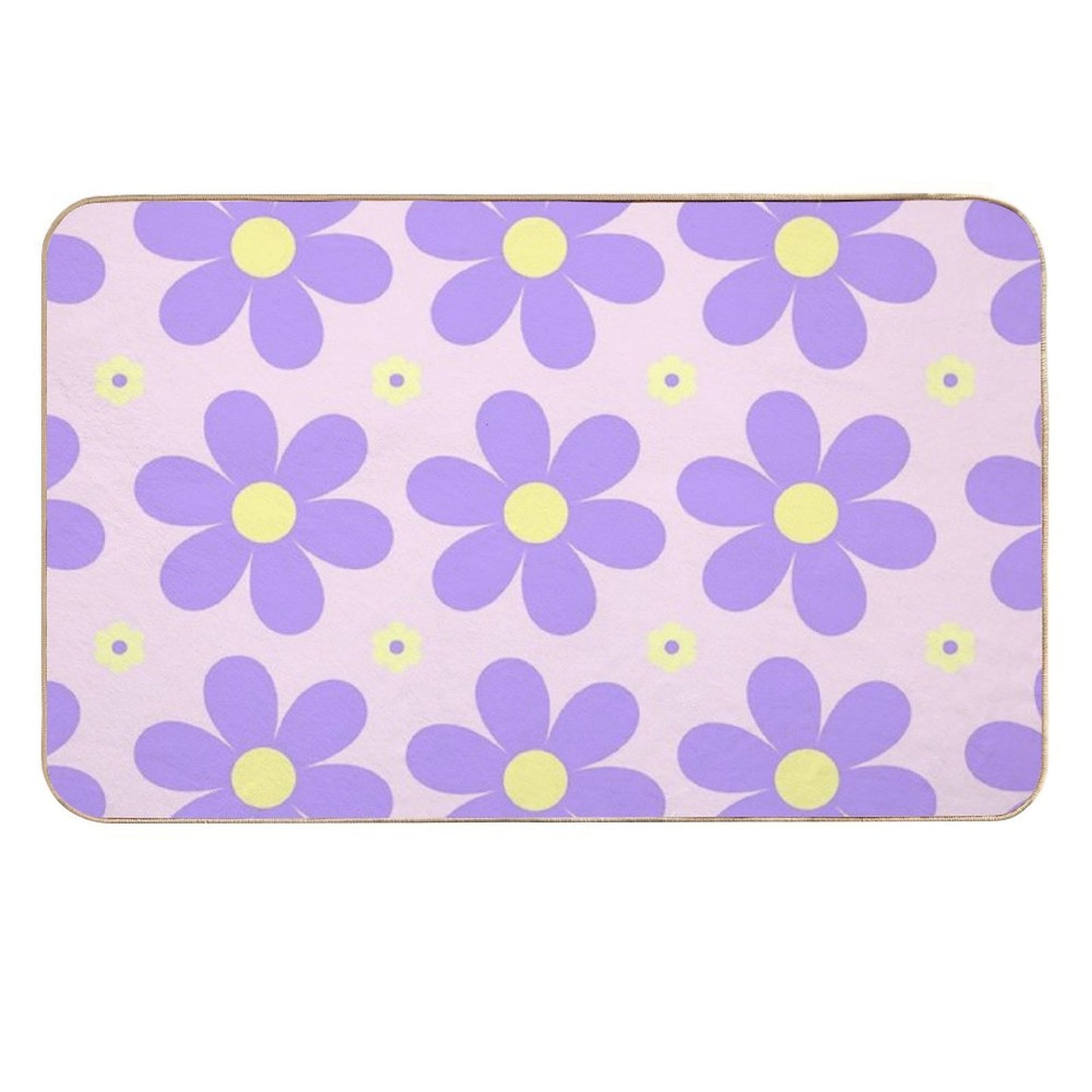 Spring Flowers (Lavender) Multi-Purpose Bath Mat
