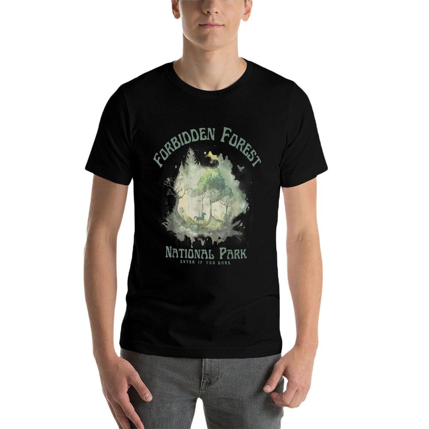 Visit The Forbidden Forest National Park Hiking Camping High-quality Stitching T-Shirt