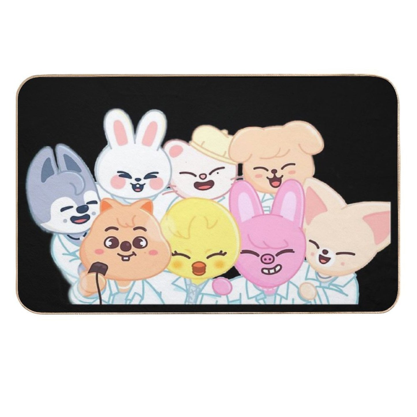 SKZOO Stray Kids Slip-Resistant Bath Mat