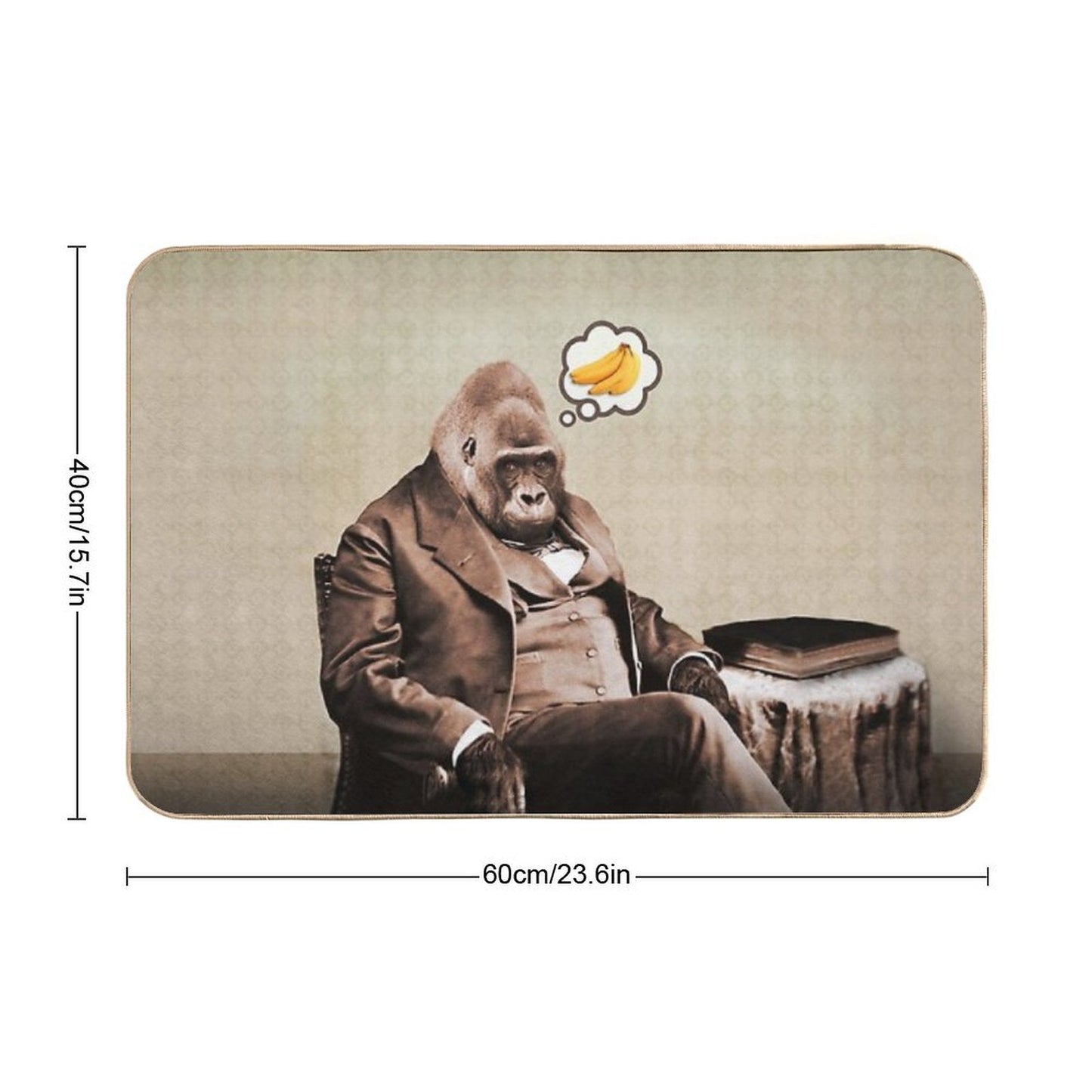 Gorilla My Dreams Rapid-Drying Bath Mat