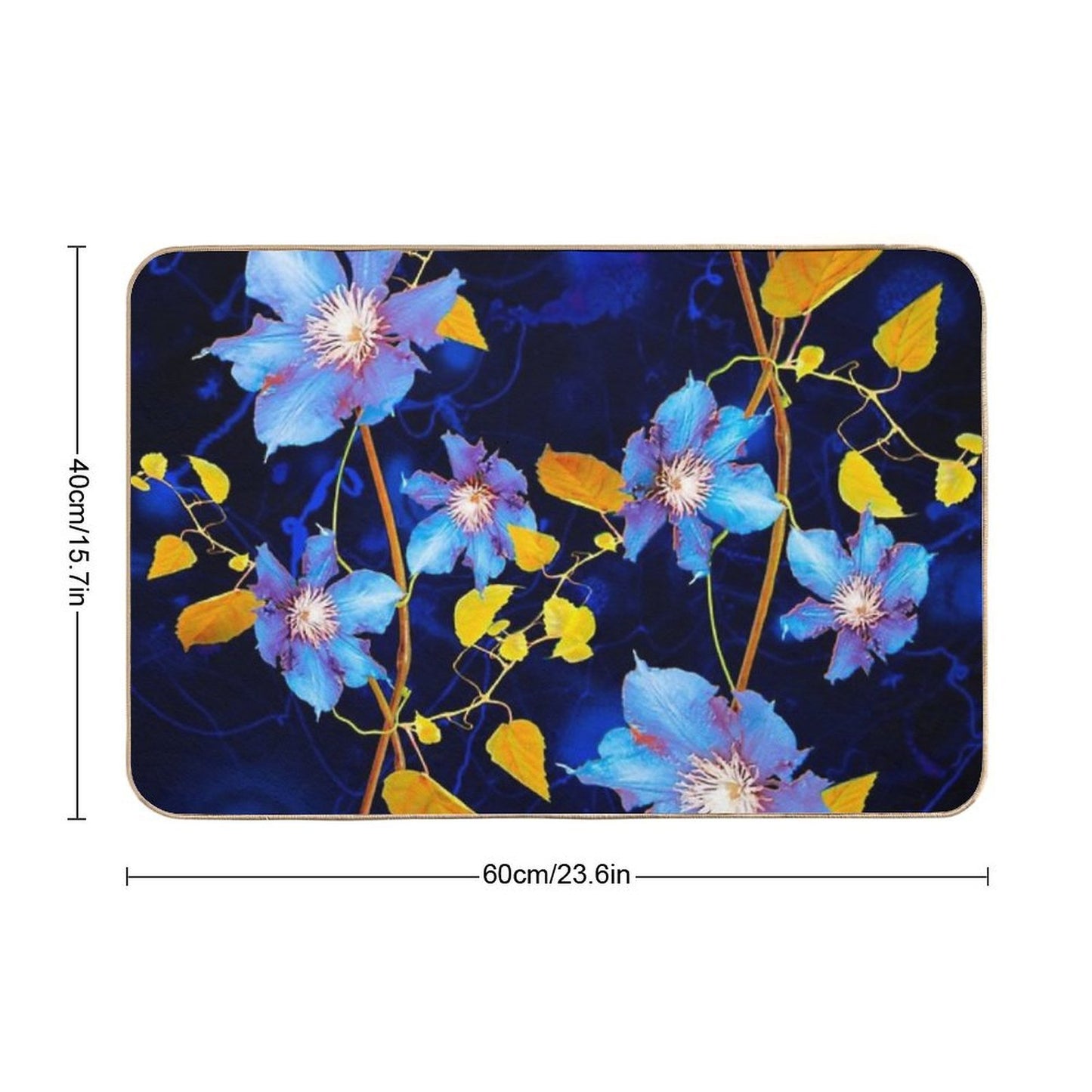 Clématitesclematis Durable Bath Mat
