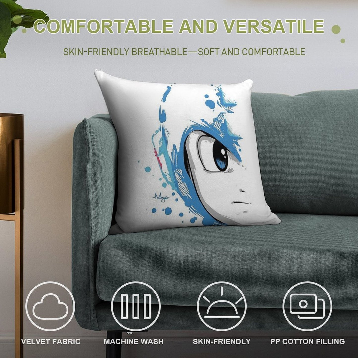 Megaman Capcom Soft Multiple Sizes Throw Pillow