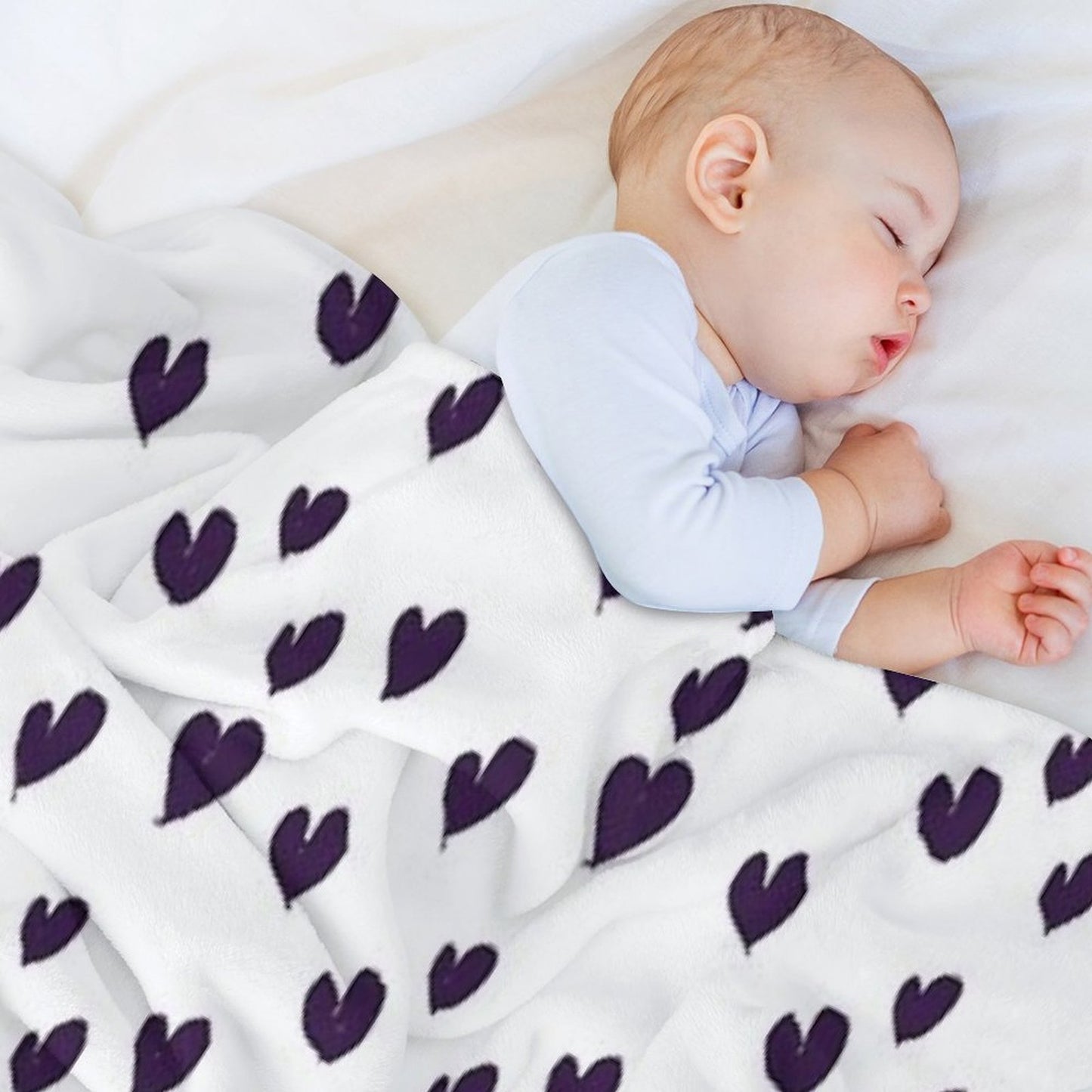 Girl with Love Lightweight Throw Blanket
