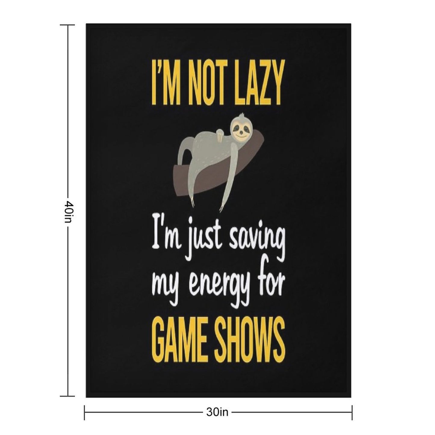 Saving Energy Game Shows TV Show Comfort Throw Blanket