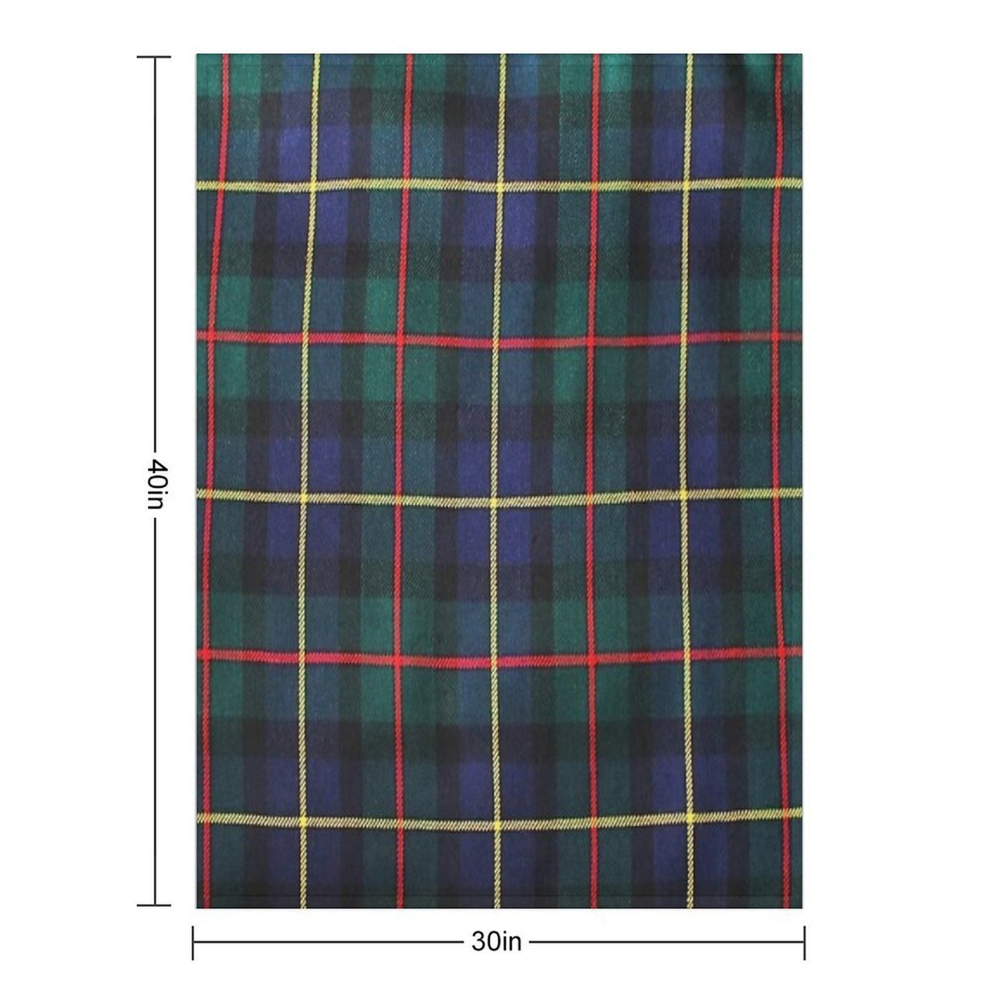 MacLeod Hunting Tartan Lightweight Throw Blanket