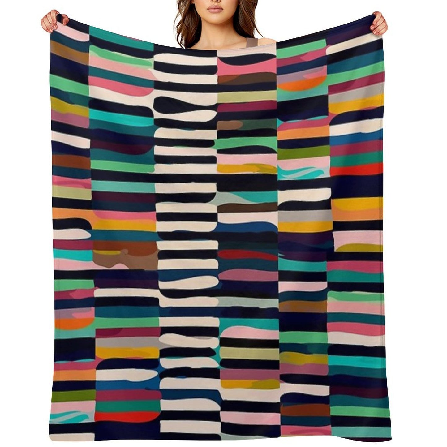 Etchnic Scandinavian Pattern All-season Throw Blanket