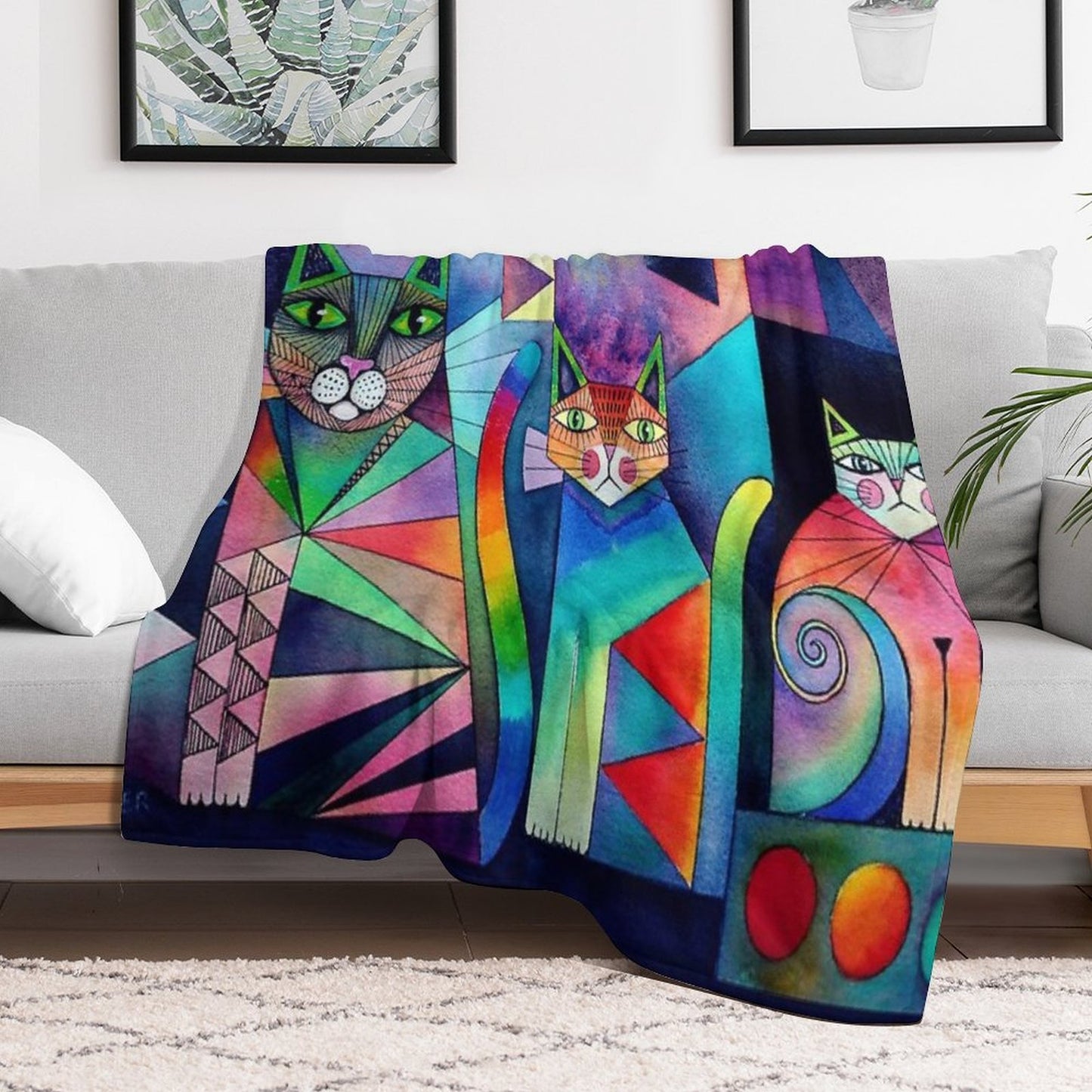 Moonlight Magic Sustainable Throw Blanket